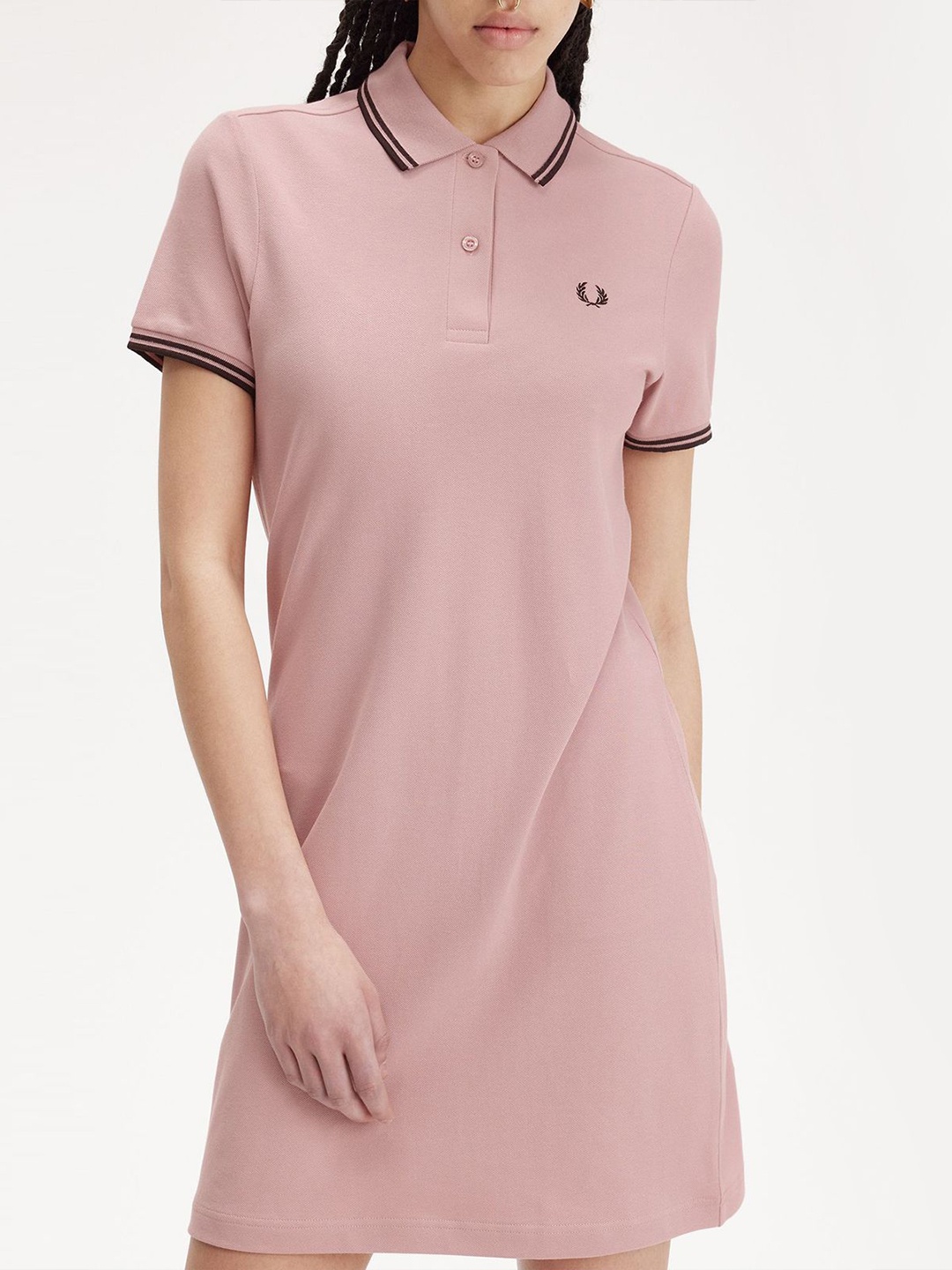 

Fred Perry T-shirt Dress, Pink