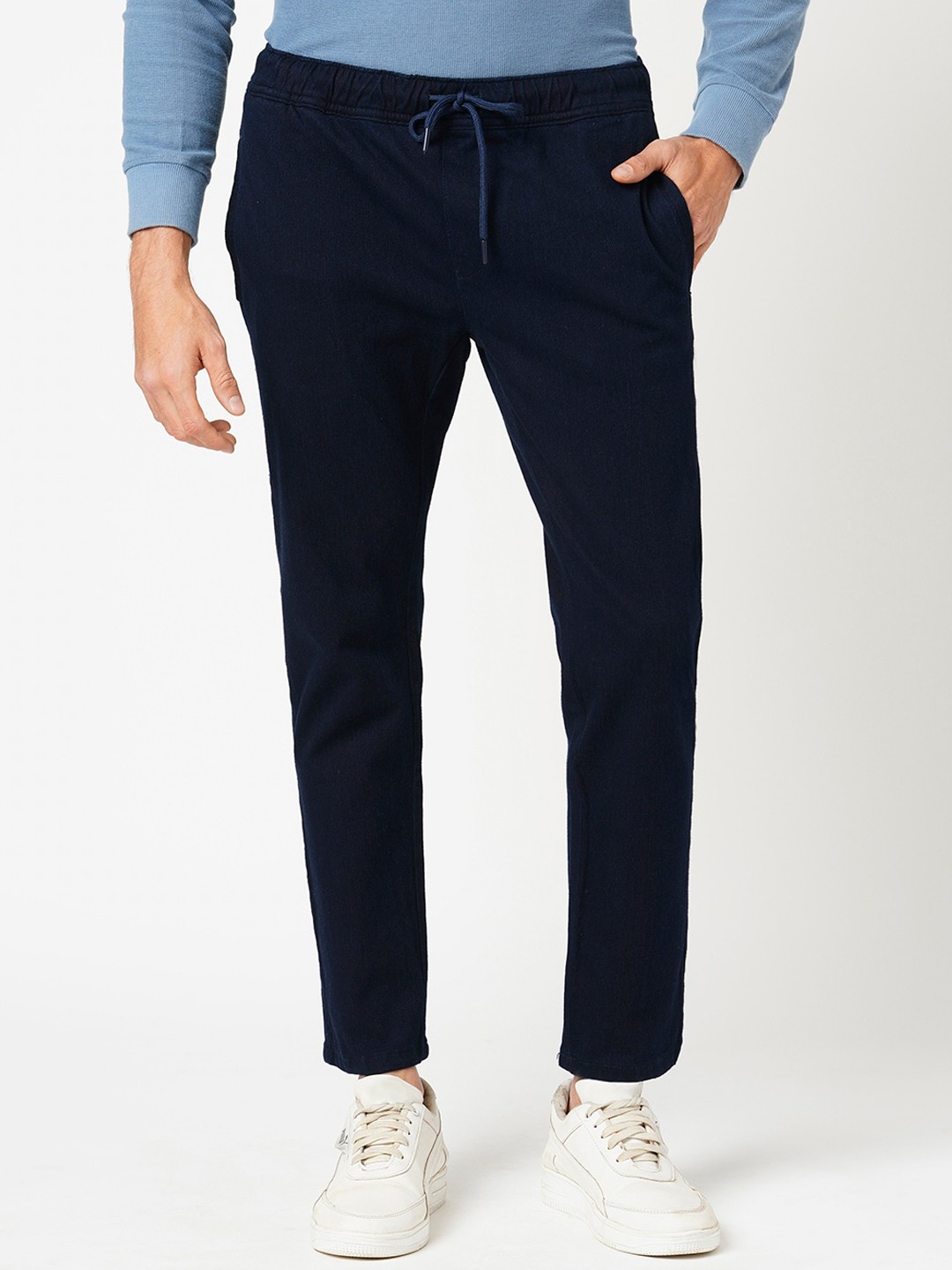 

HERE&NOW Men Slim Fit Stretchable Jeans, Blue