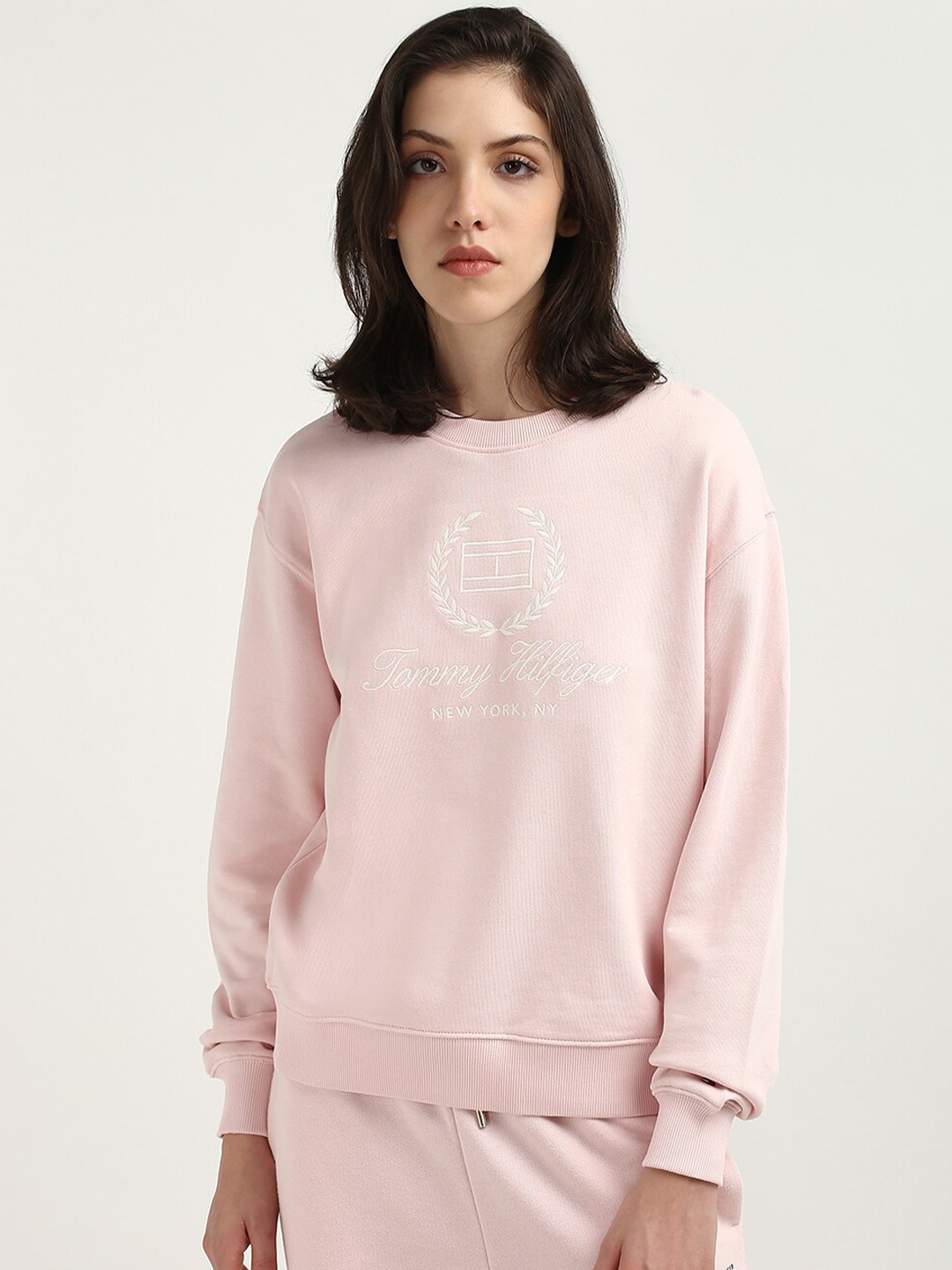 

Tommy Hilfiger Women Printed Sweatshirt, Pink