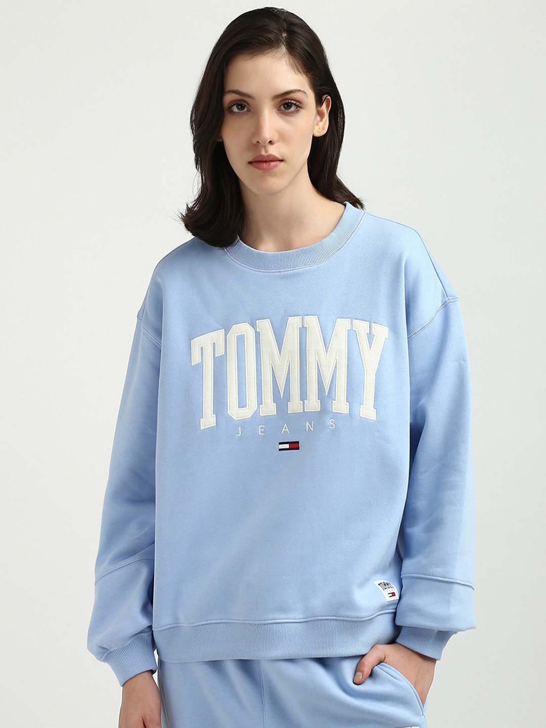 

Tommy Hilfiger Women Printed Sweatshirt, Blue