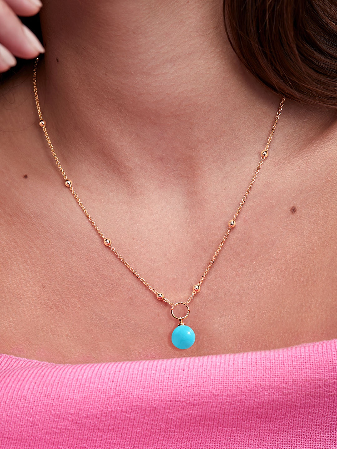 

MINUTIAE Brass Gold-Plated Necklace