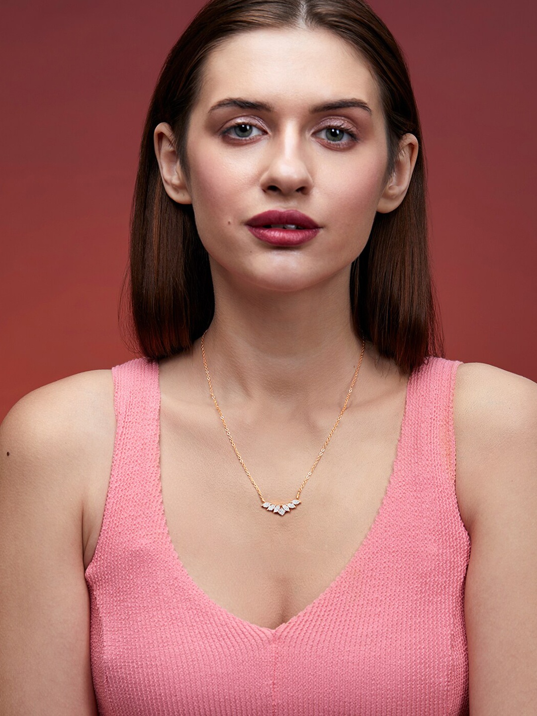 

MINUTIAE Brass Gold-Plated Necklace