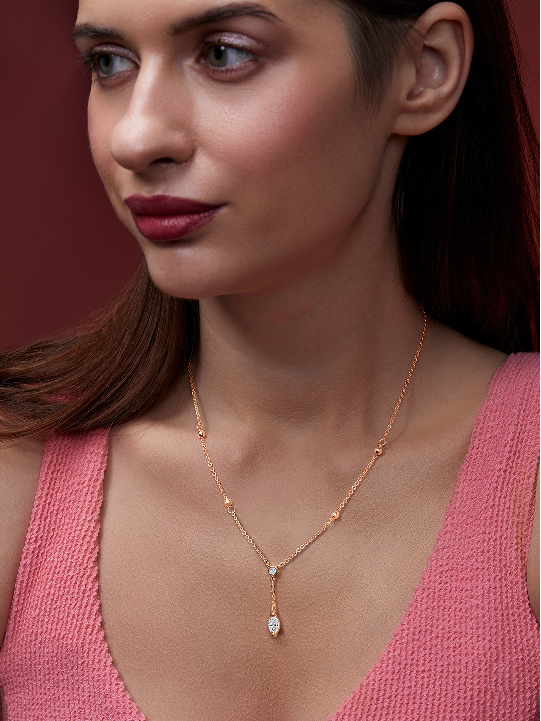 

MINUTIAE Brass Gold-Plated Necklace