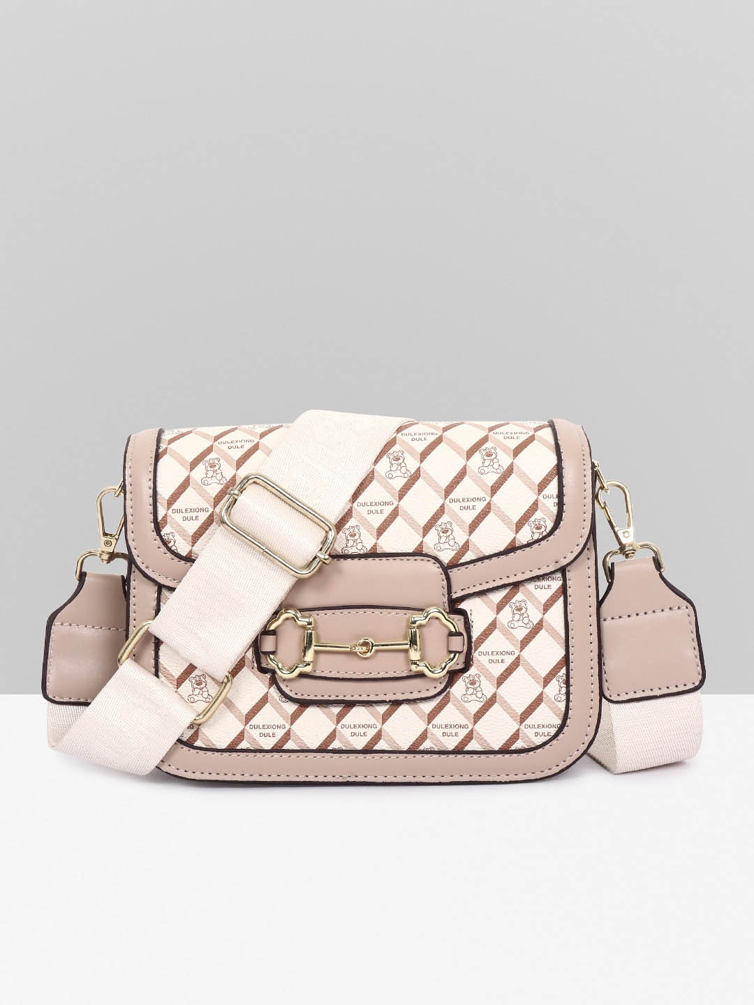 

Filauri Women Textured PU Structured Bag, White