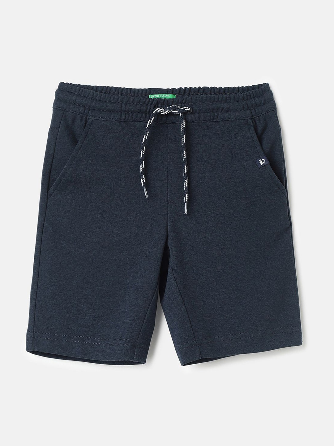 

United Colors of Benetton Boys Mid-Rise Shorts, Blue