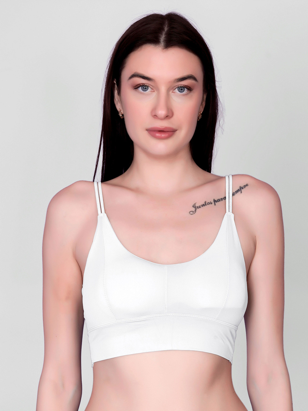 

Flenzy Women Full Coverage Non-Wired Solid Bra, White