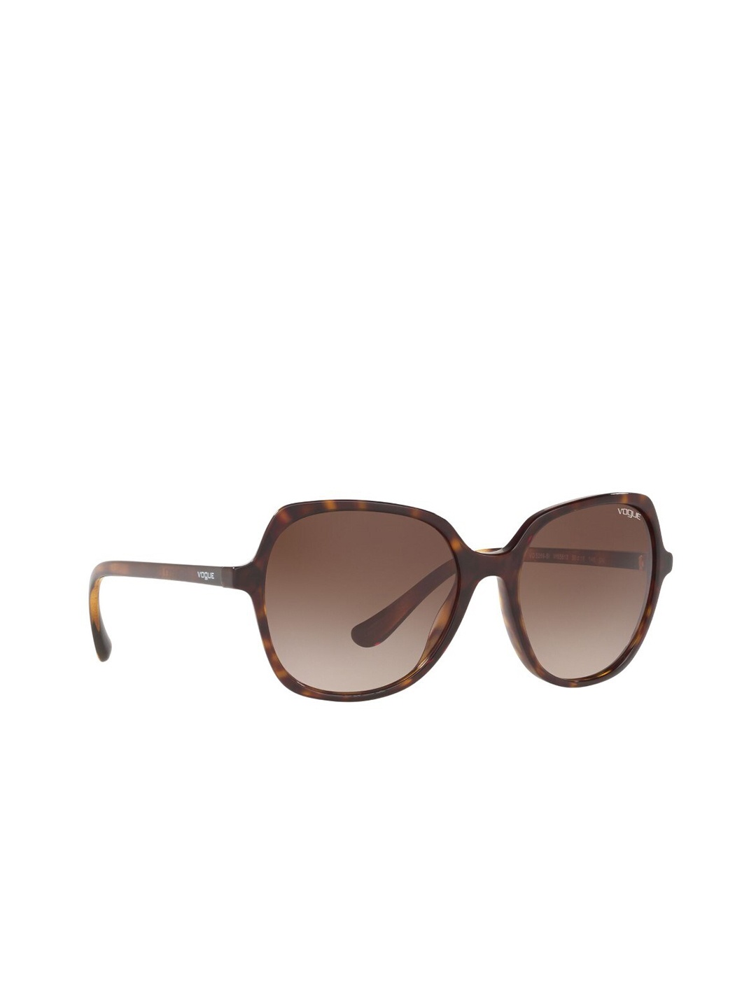 

Vogue Eyewear Women Gradient Brown Lens Square Sunglasses