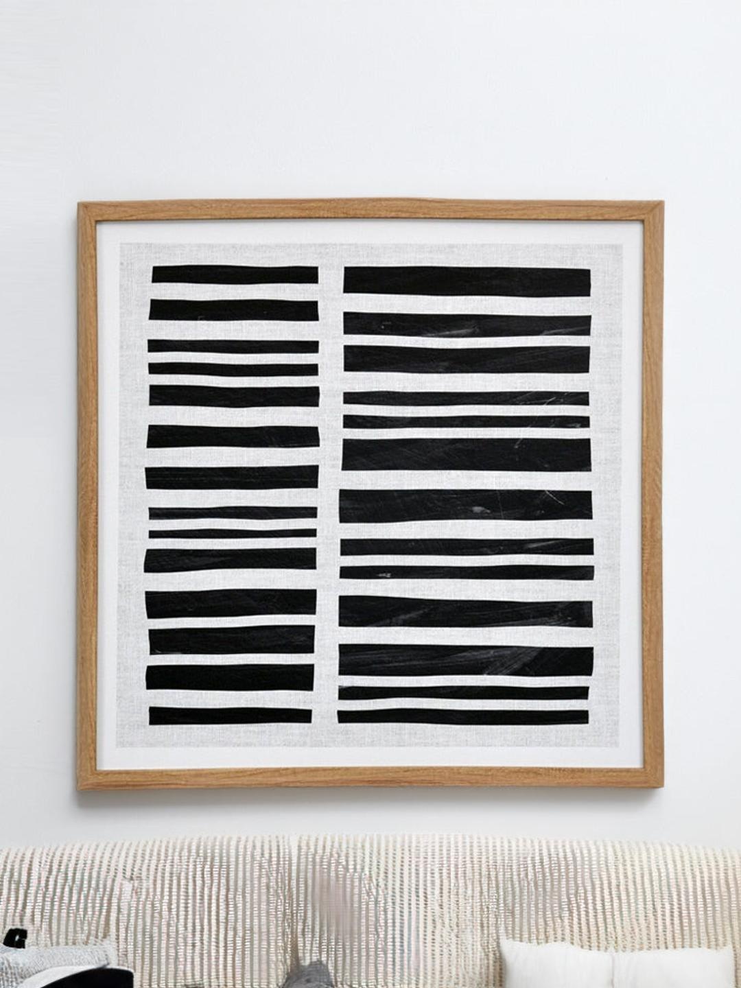 

Athome by Nilkamal Black & White 1 Piece Canvas Other Wall Paintings