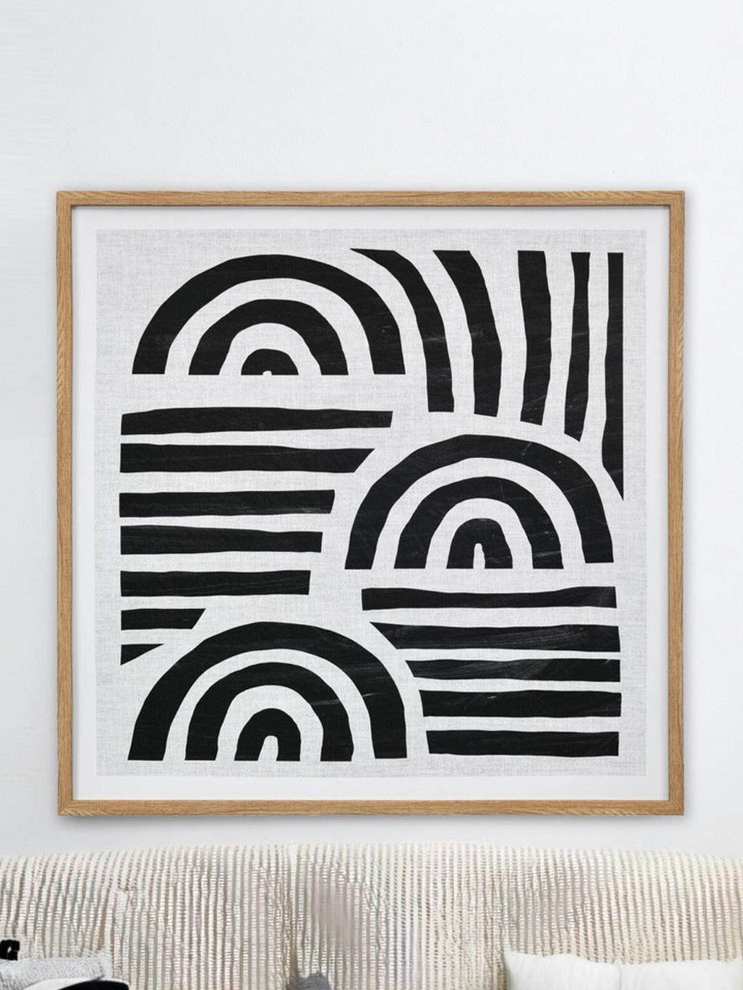 

Athome by Nilkamal Black & White 1 Piece Canvas Other Wall Paintings