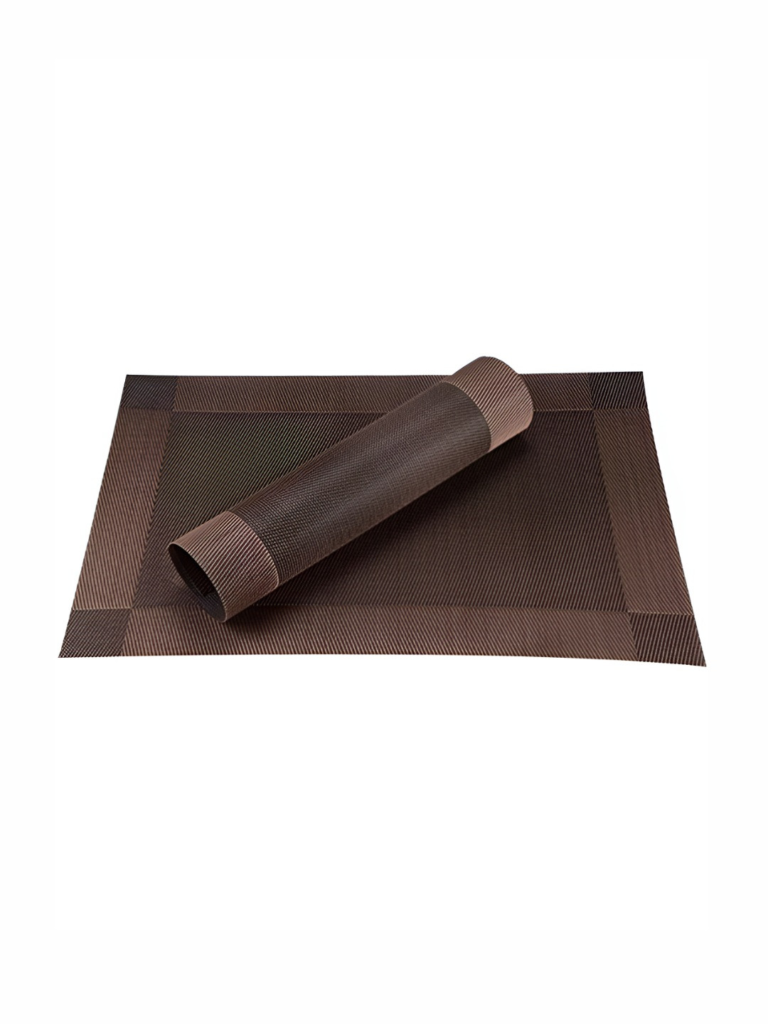 

P-Plus International 2-Pcs Brown Non-Slip Stain Resistant Table Placemats