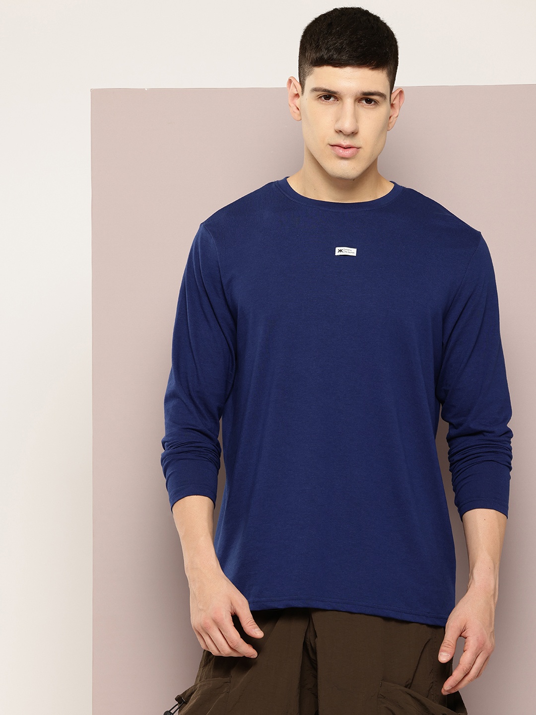 

Kook N Keech Men Oversized T-shirt, Navy blue