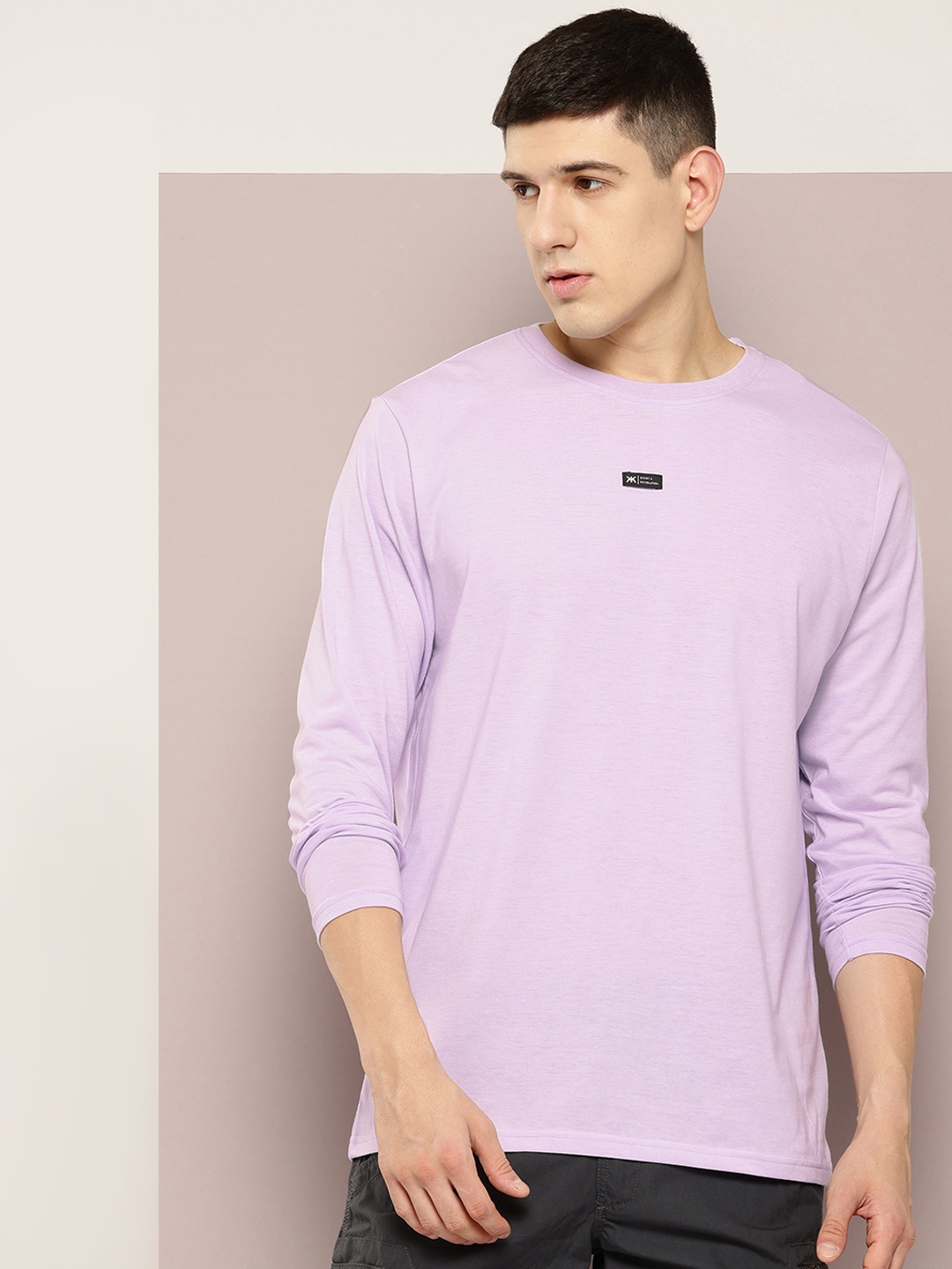 

Kook N Keech Men Oversized T-shirt, Lavender