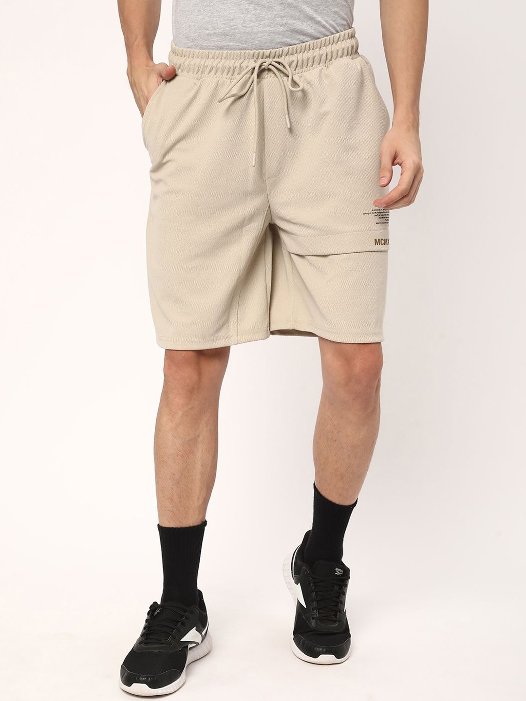 

R&B Men Shorts, Beige