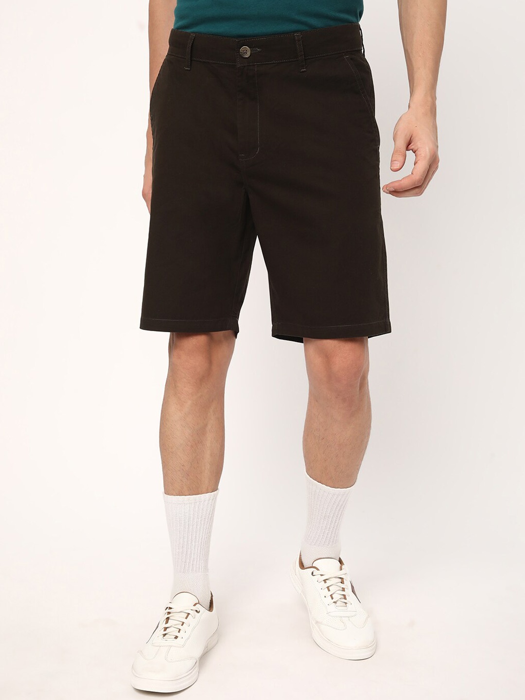

R&B Men Chino Shorts, Olive