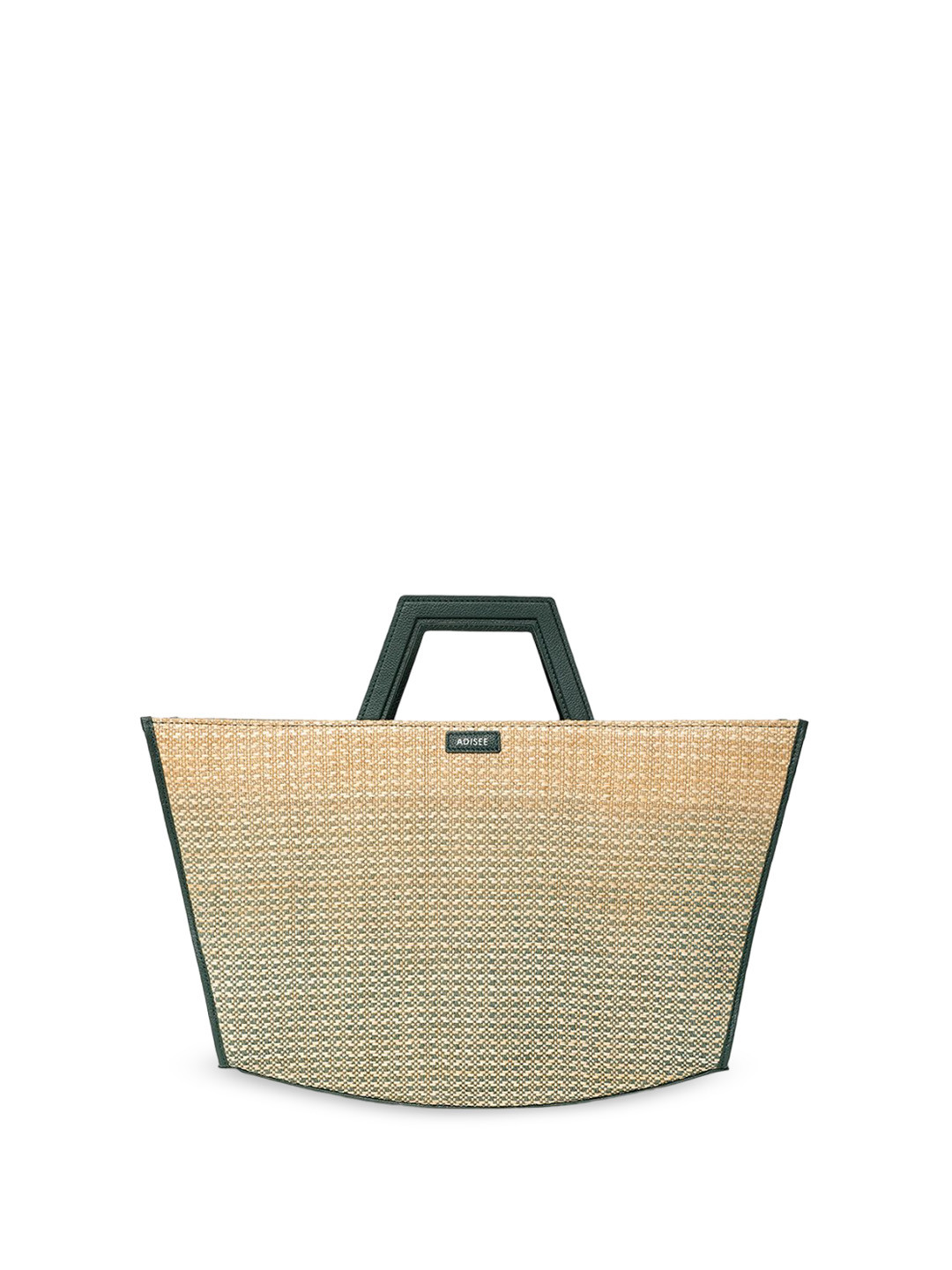 

ADISEE Oversized Structured Handheld Bag with Bow Detail, Teal