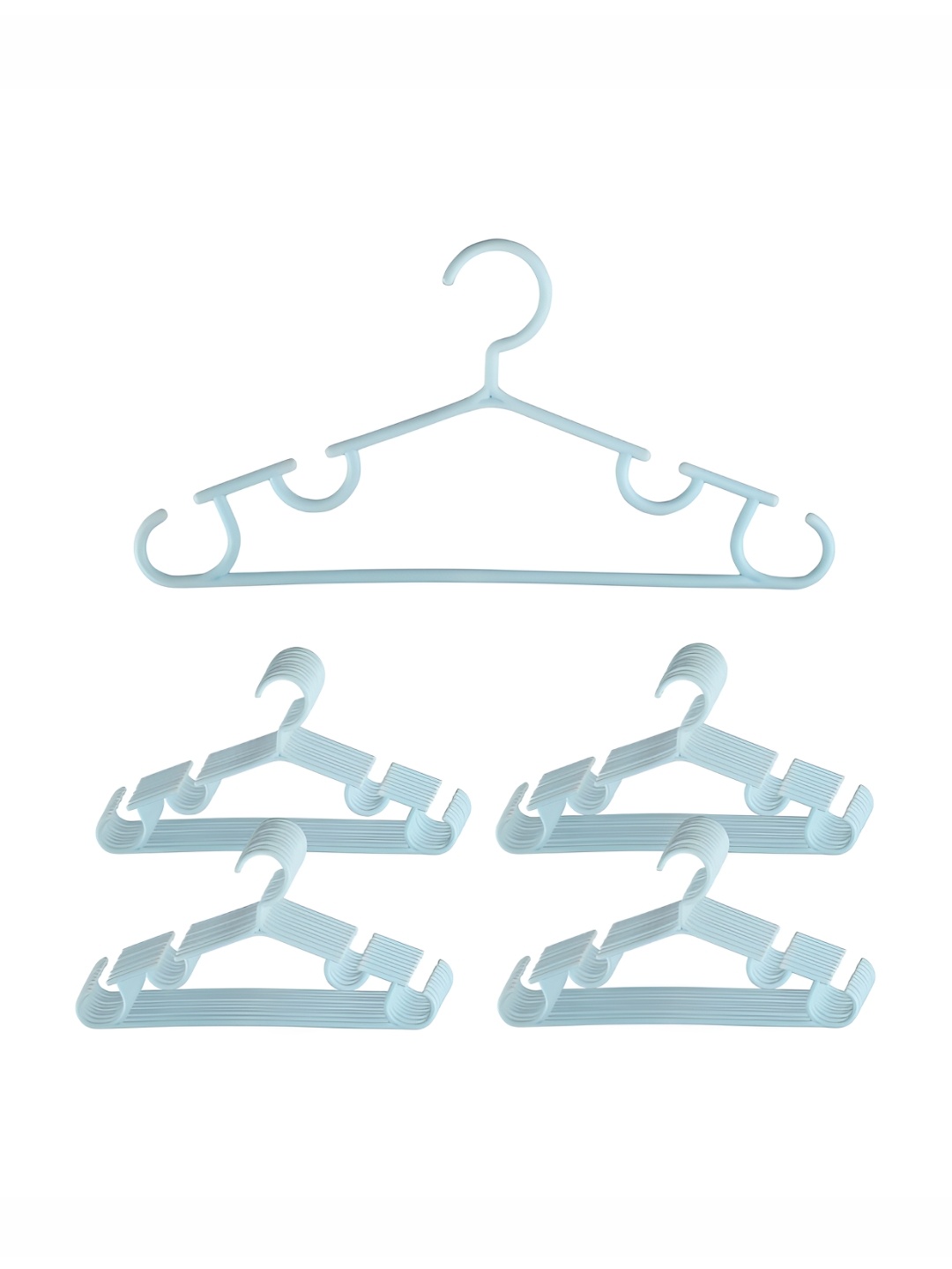 

Kuber Industries Pack of 40 Bar Hangers, Blue