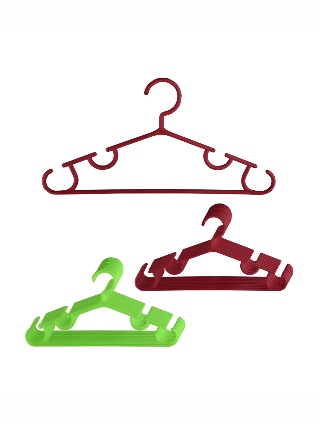 

Kuber Industries Pack of 20 Multi-Purpose Bar Hangers, Maroon