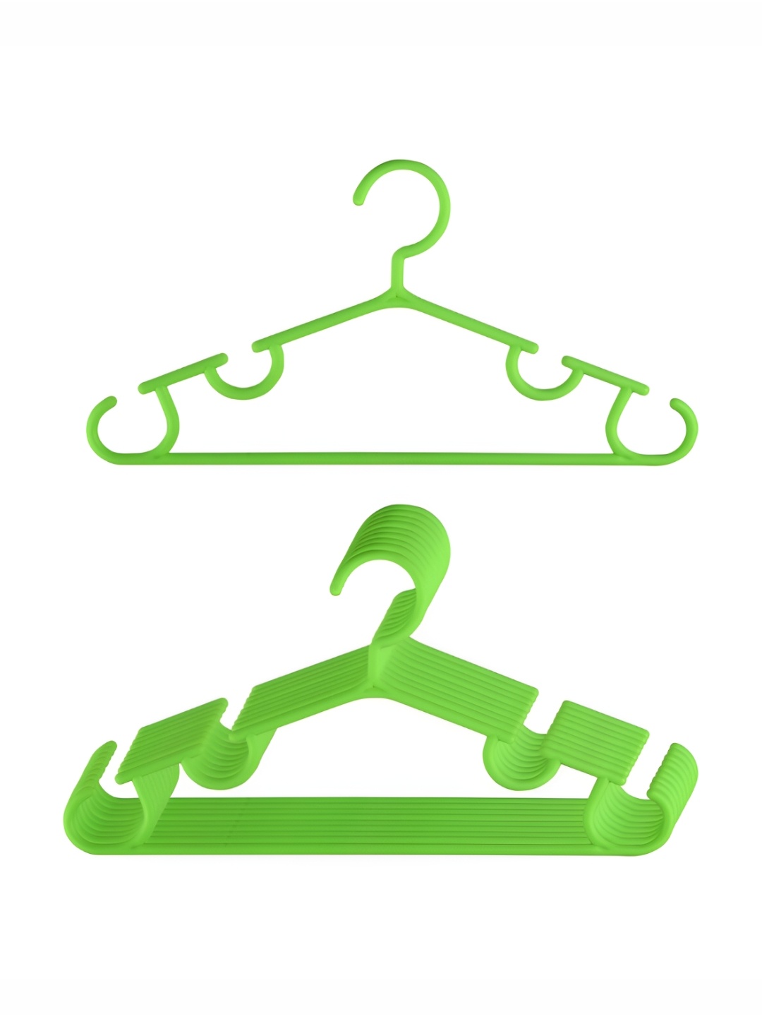 

Kuber Industries Pack Of 10 Green Bar Hangers