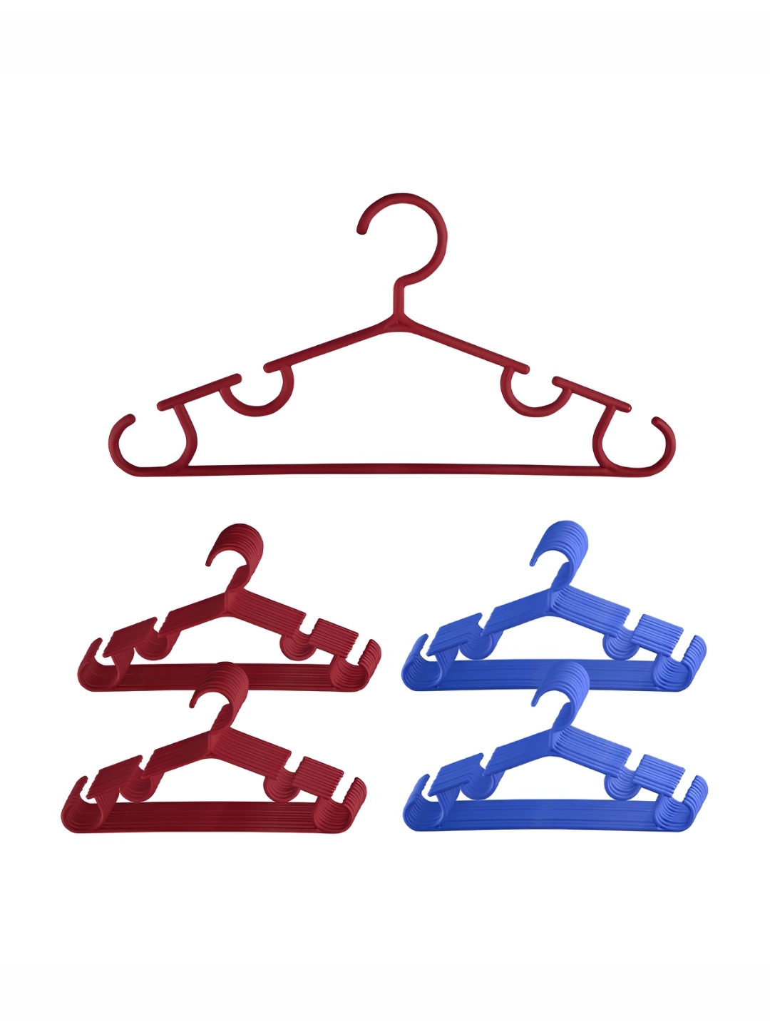 

Kuber Industries Pack of 40 Clothes Bar Hangers, Maroon