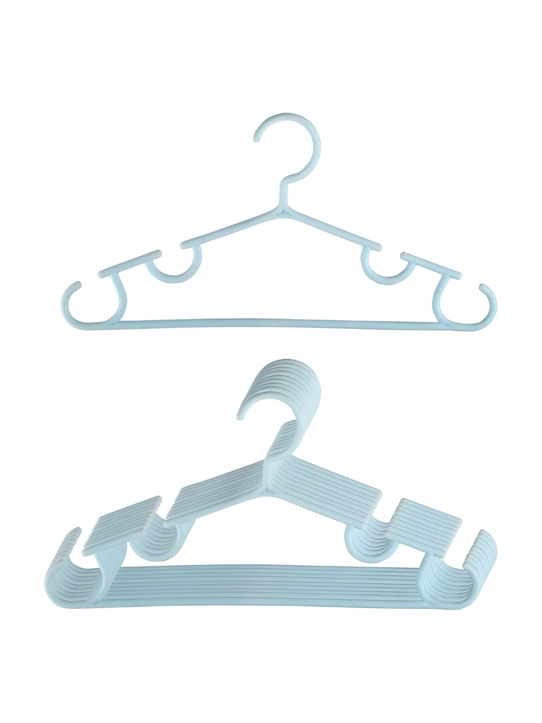 

Kuber Industries Pack of 10 Clothes Bar Hangers, Blue