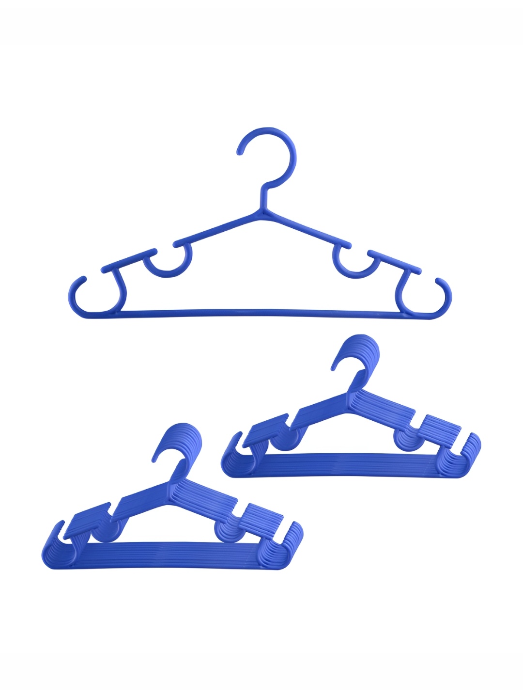 

Kuber Industries Pack of 20 Plastic Multi-Purpose Bar Hangers, Blue