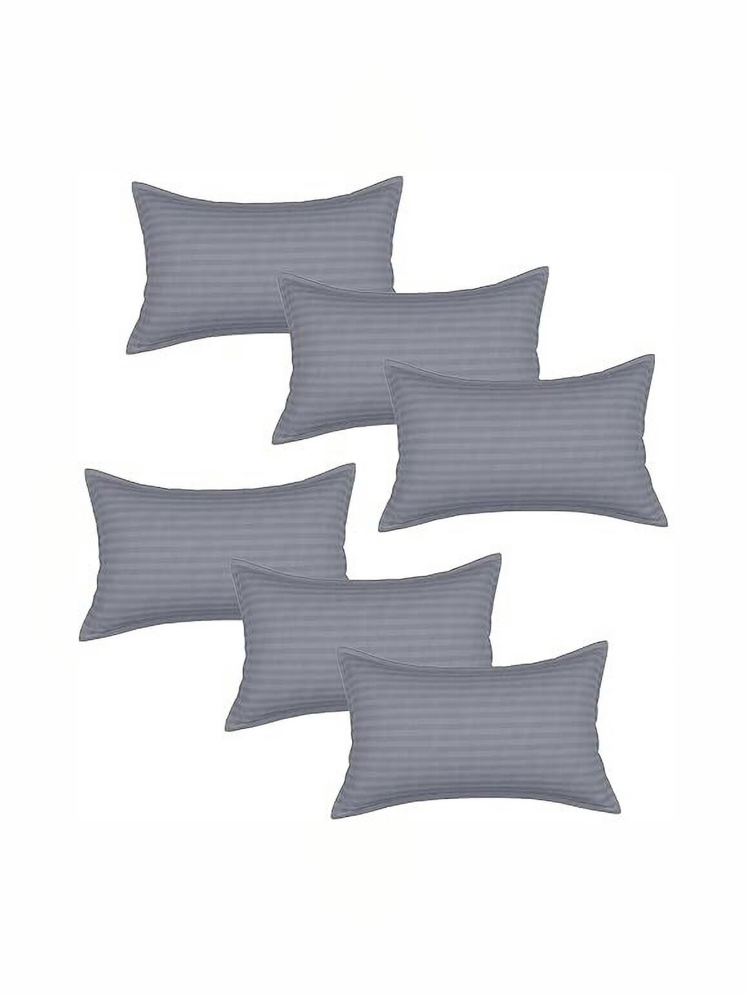 

RF RELAXFEEL Grey Set of 5 Fibre Filled Polycotton Breathable Sleep Pillow