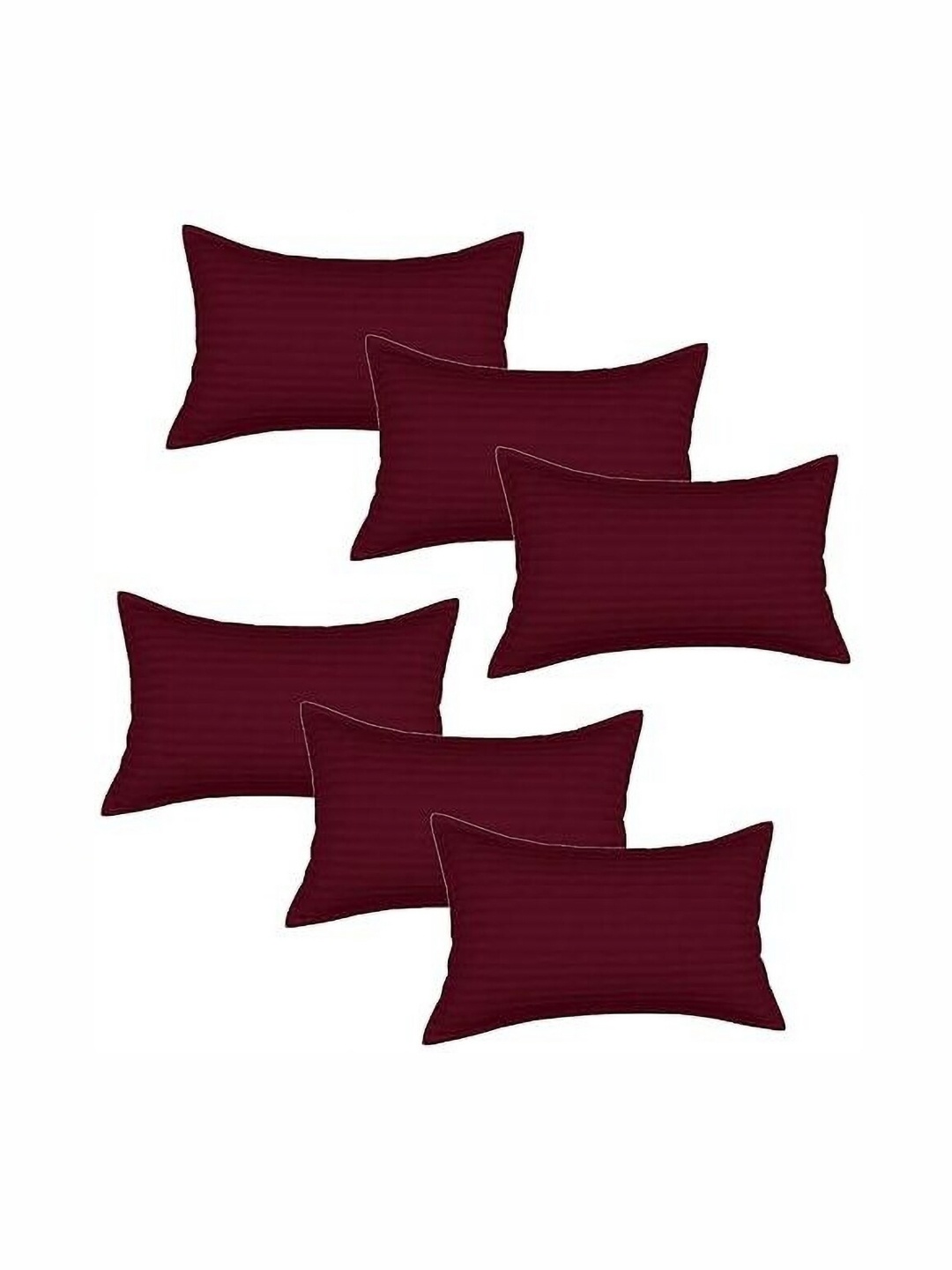 

RF RELAXFEEL Maroon Pack of 5 Fibre Filled Breathable Sleeping Pillow