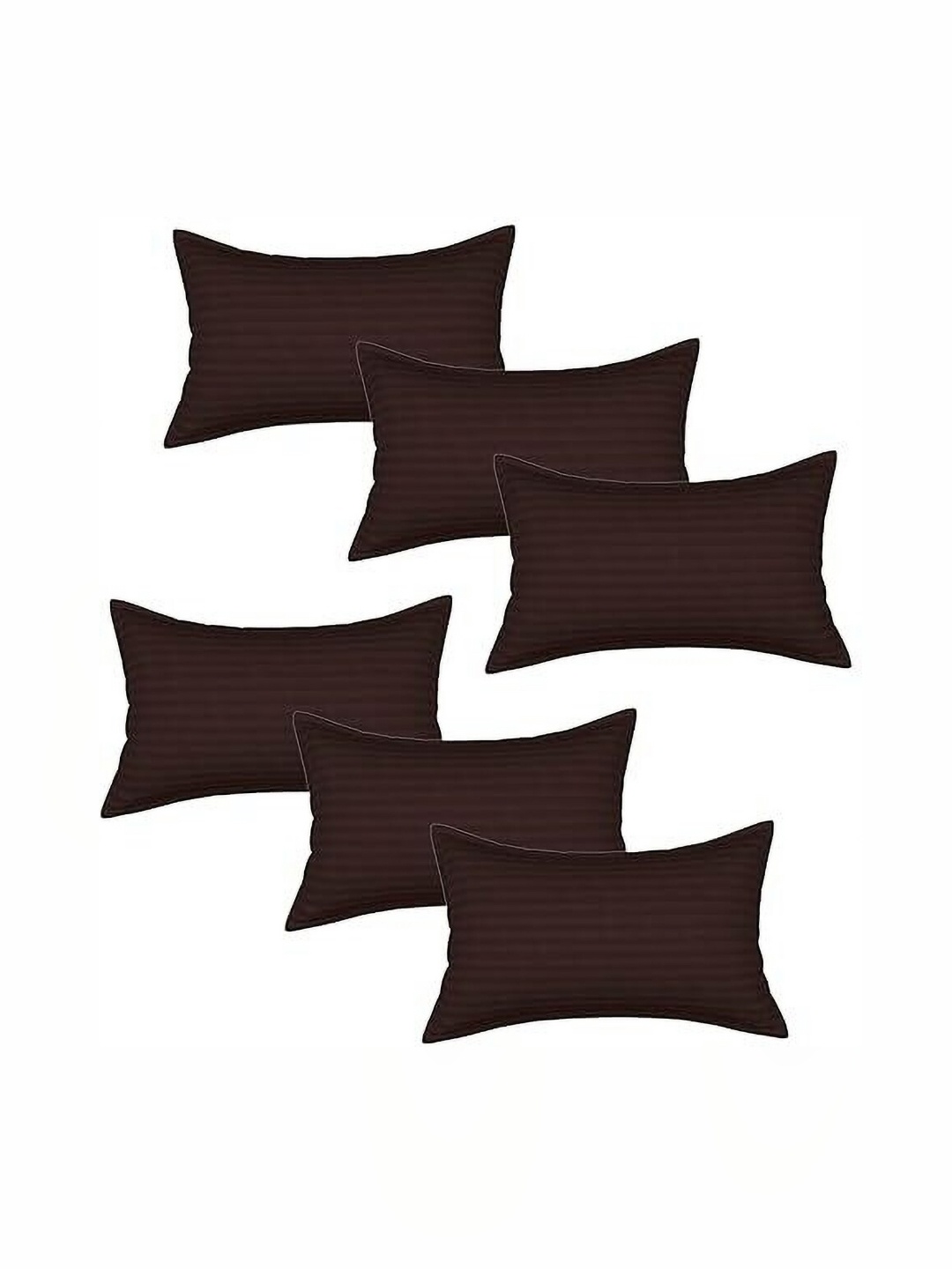 

RF RELAXFEEL Brown Set of 5 Fibre Filled Polycotton Breathable Sleep Pillow