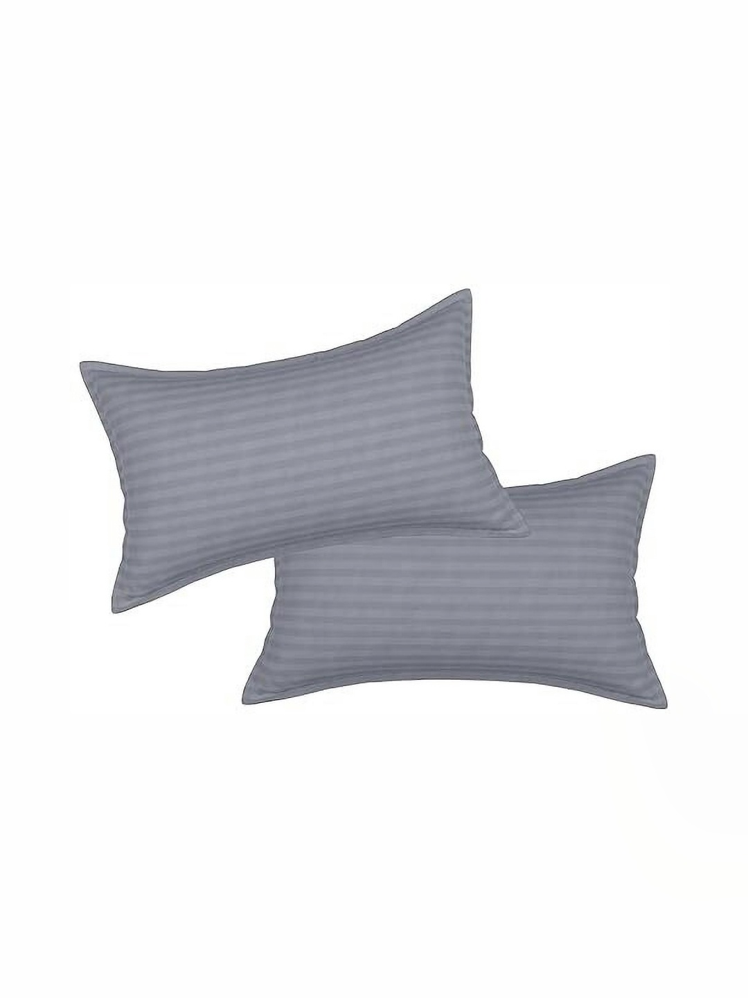 

RF RELAXFEEL Grey Set of 2 Fibre Filled Polycotton Breathable Sleep Pillow