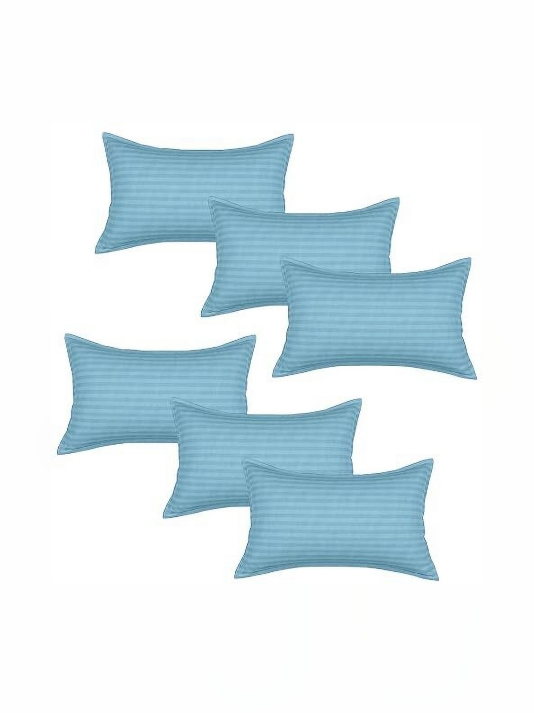 

RF RELAXFEEL Turquoise Blue Set of 5 Fibre Filled Polycotton Breathable Sleep Pillow