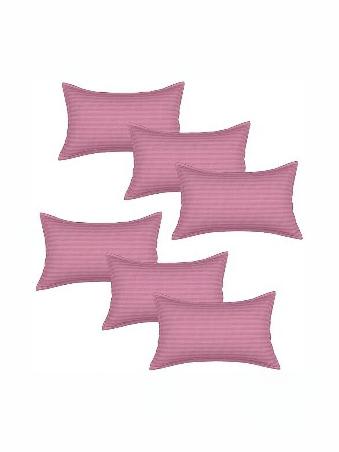 

RF RELAXFEEL Pink Set of 5 Fibre Filled Polycotton Breathable Sleep Pillow
