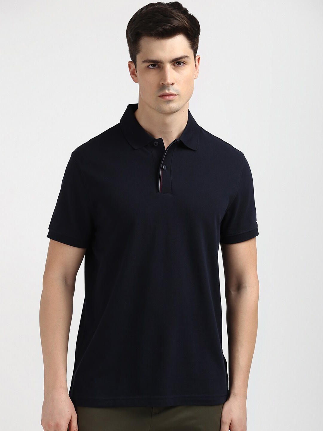 

Tommy Hilfiger Men Polo Collar T-shirt, Navy blue