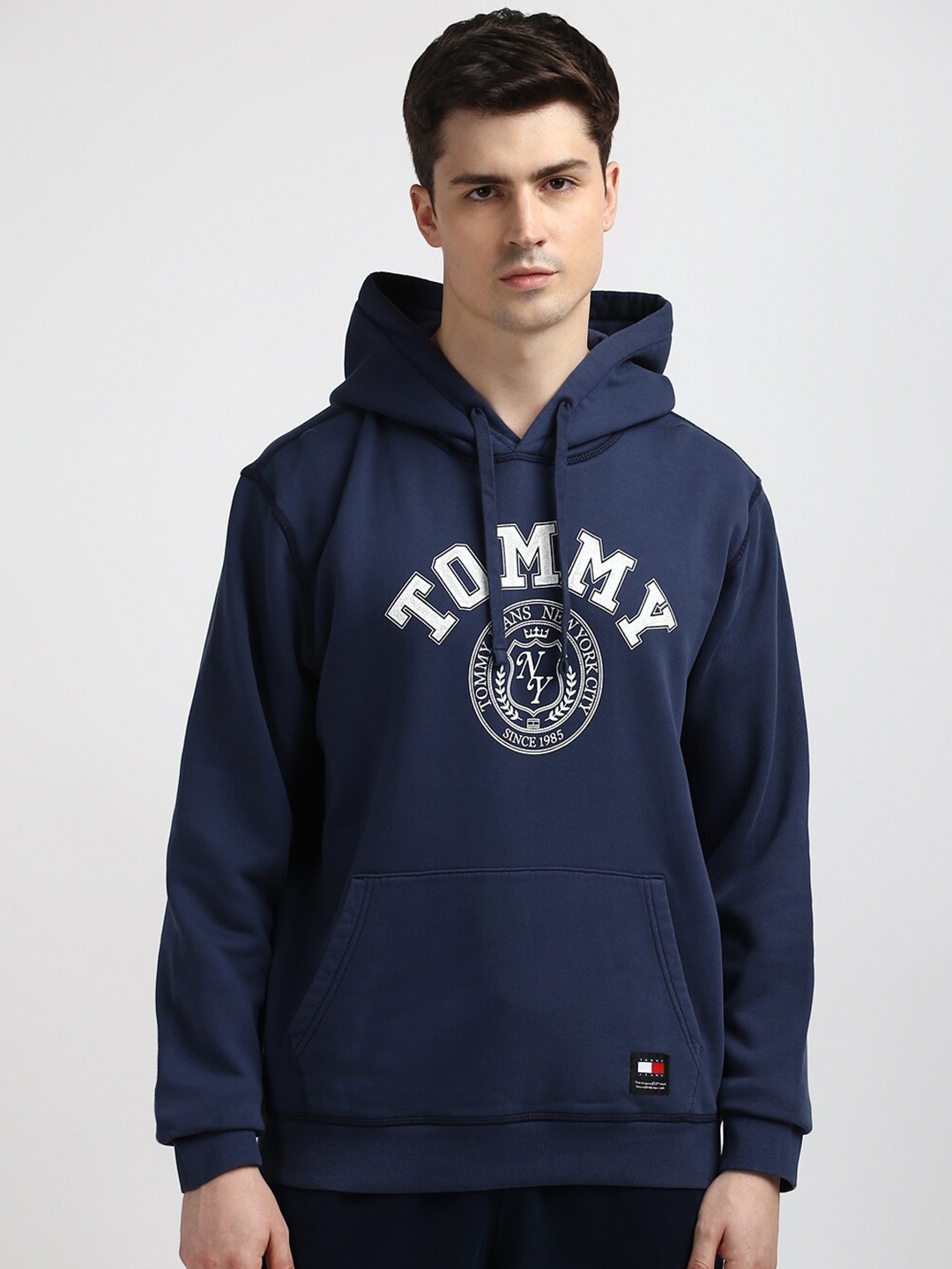 

Tommy Hilfiger Men Hooded Sweatshirt, Navy blue