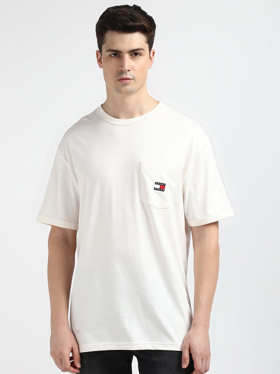 

Tommy Hilfiger Men Applique T-shirt, White