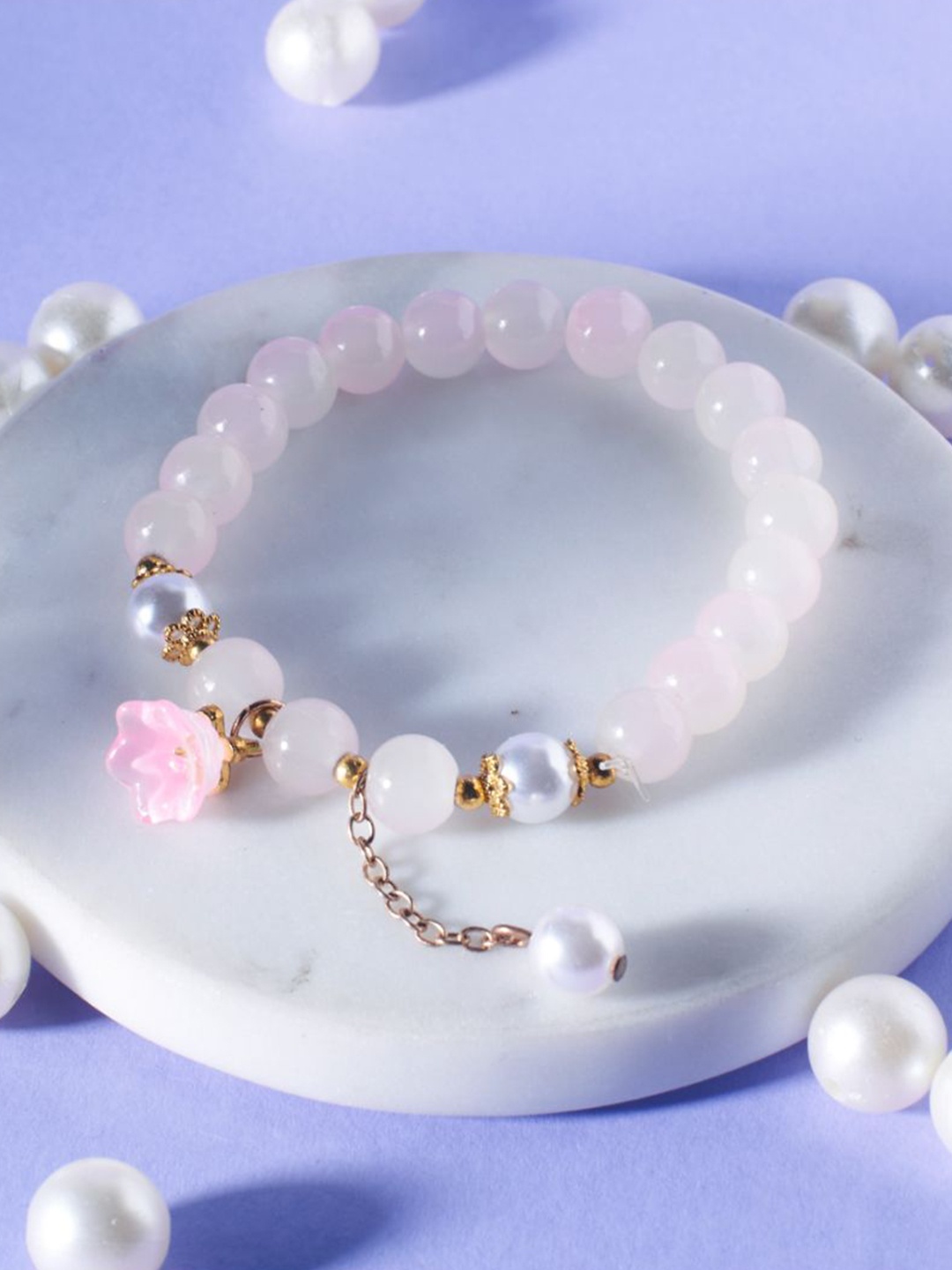 

SALTY Women Charm Bracelet, Pink