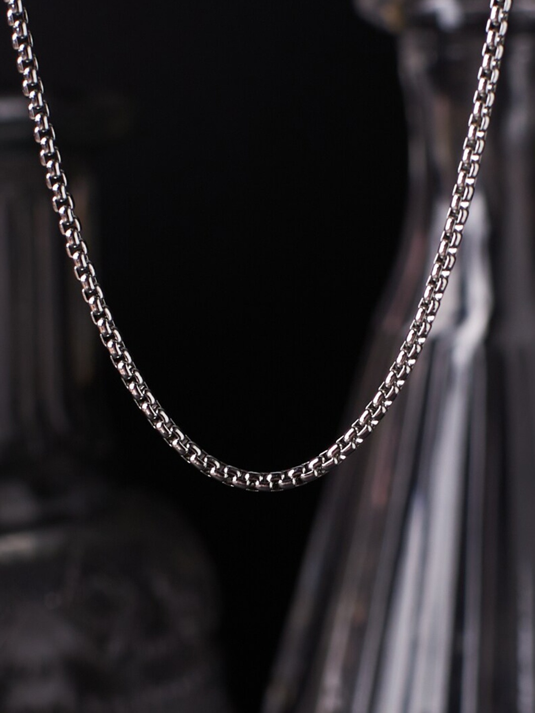 

SALTY Men Regular Necklace, Silver