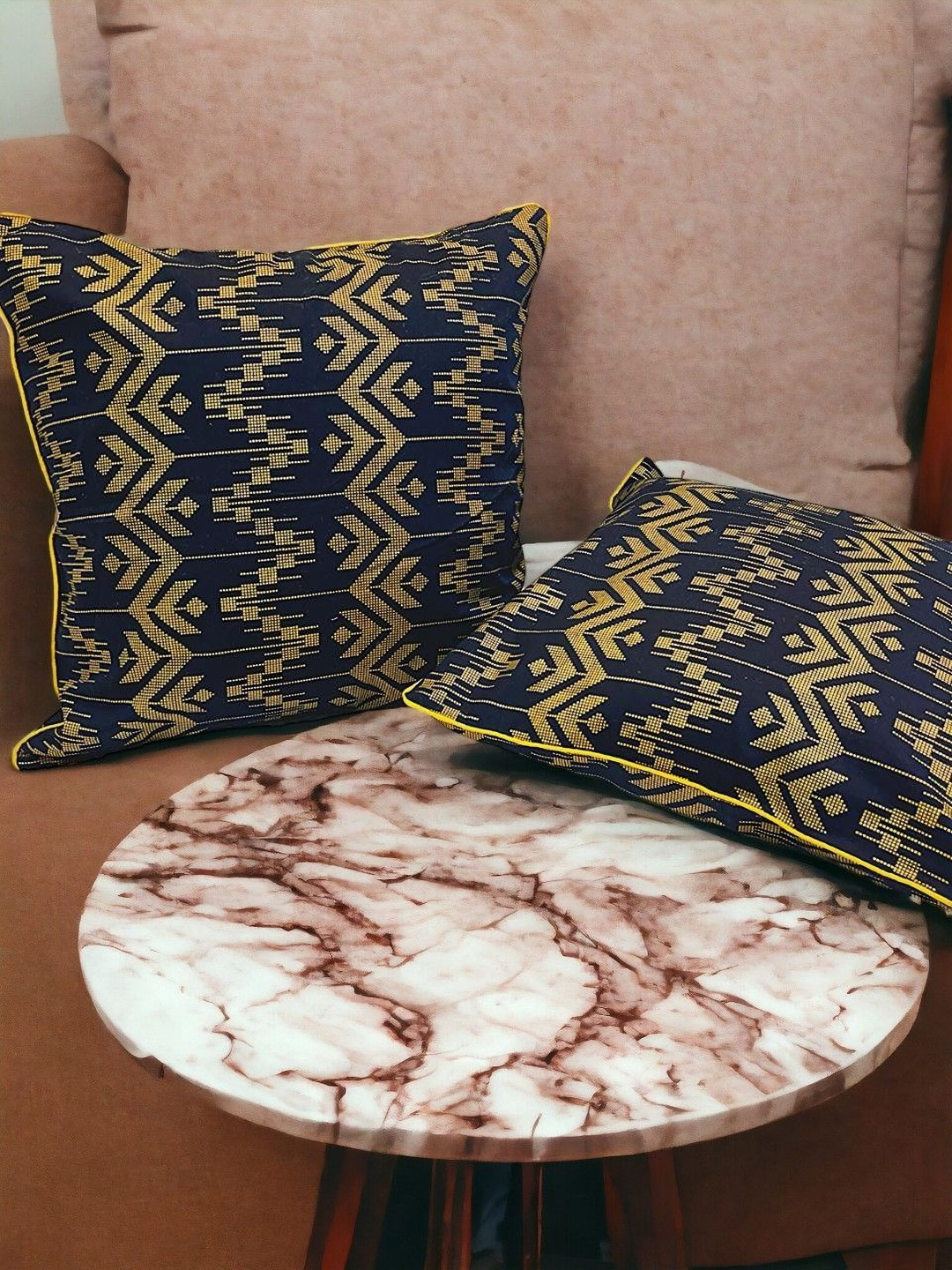

THE COCOTIER Multicoloured Set of 2 Cushion Covers, Multi