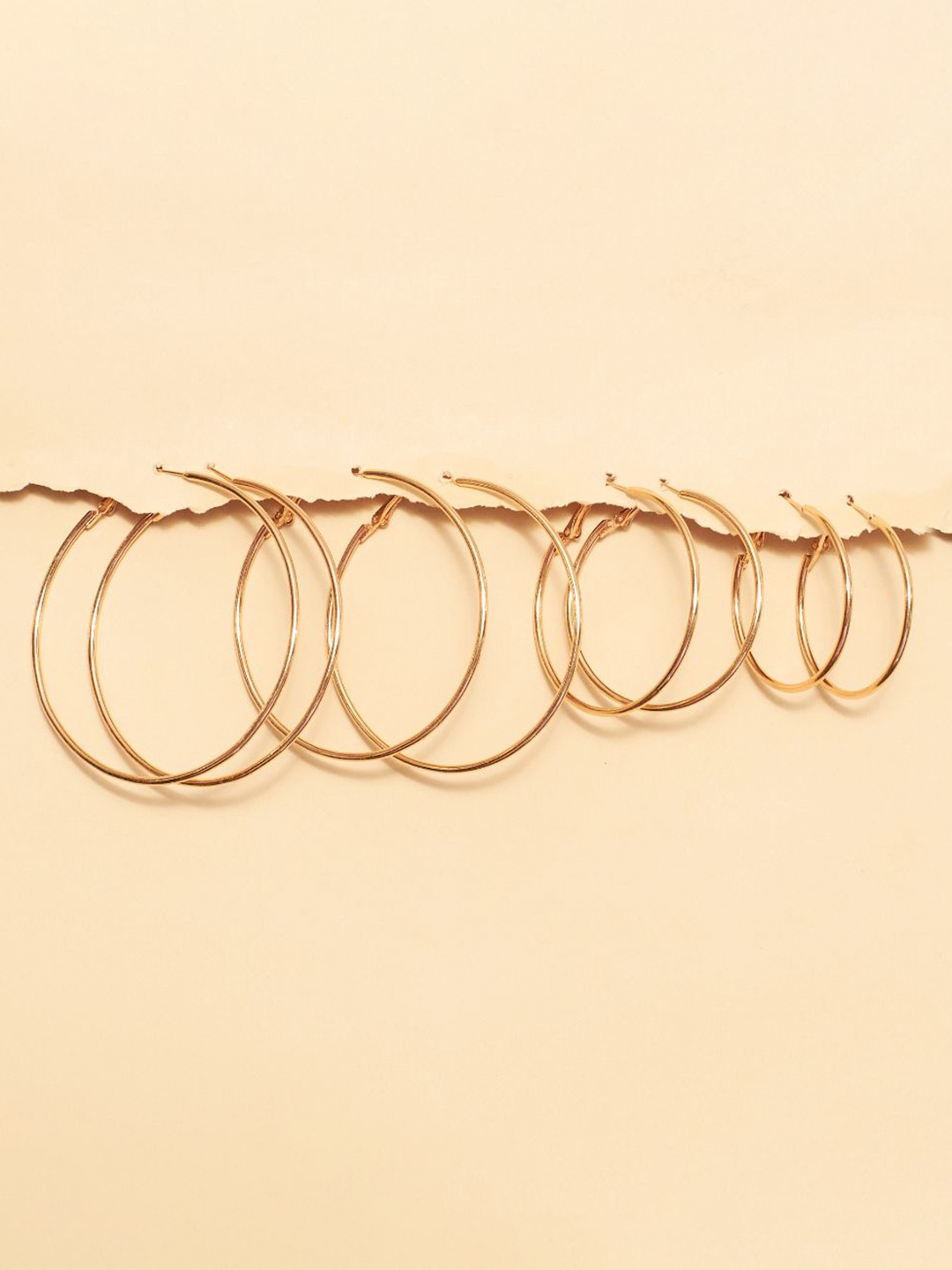 

SALTY Contemporary Hoop Earrings, Gold