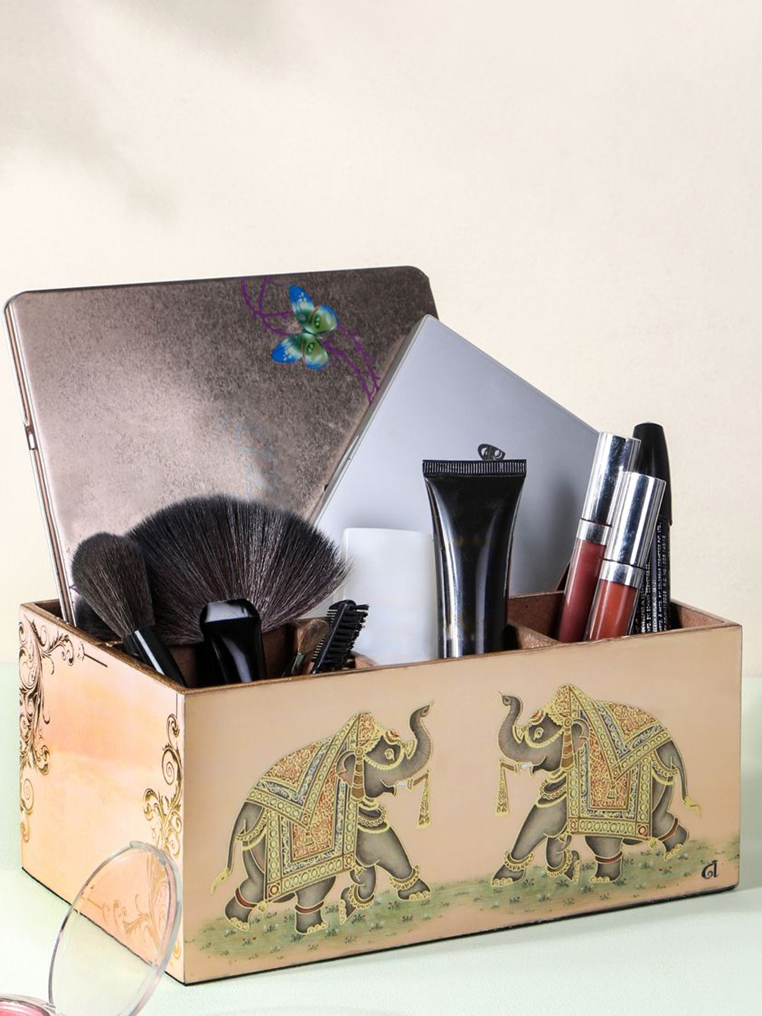 

THE HOME CO. Peach-Coloured Regular Multi-Utility Organiser