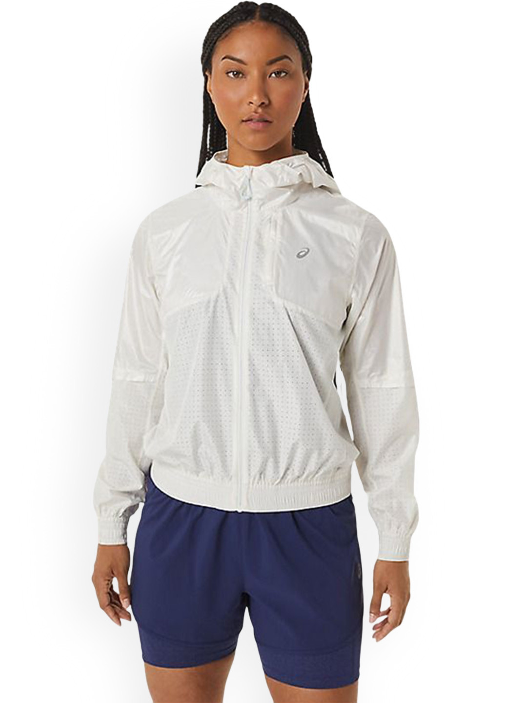 

ASICS NAGINO RUN Sporty Jacket, Cream