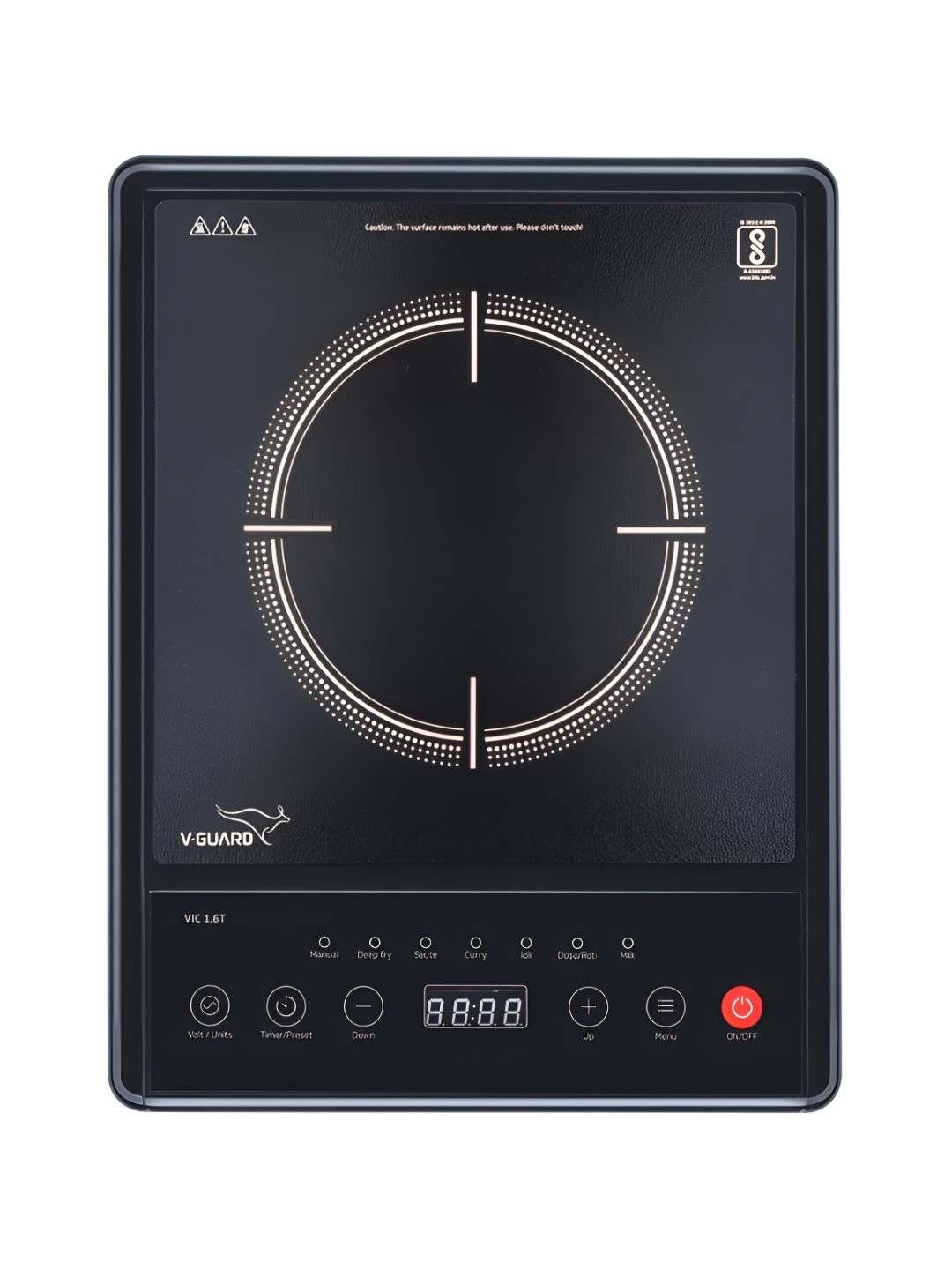 

V-Guard Black VIC 1.6 T Induction Cooktop