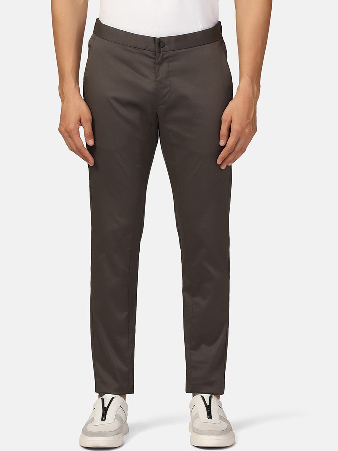 

Blackberrys Men Classic Slim Fit Trousers, Olive