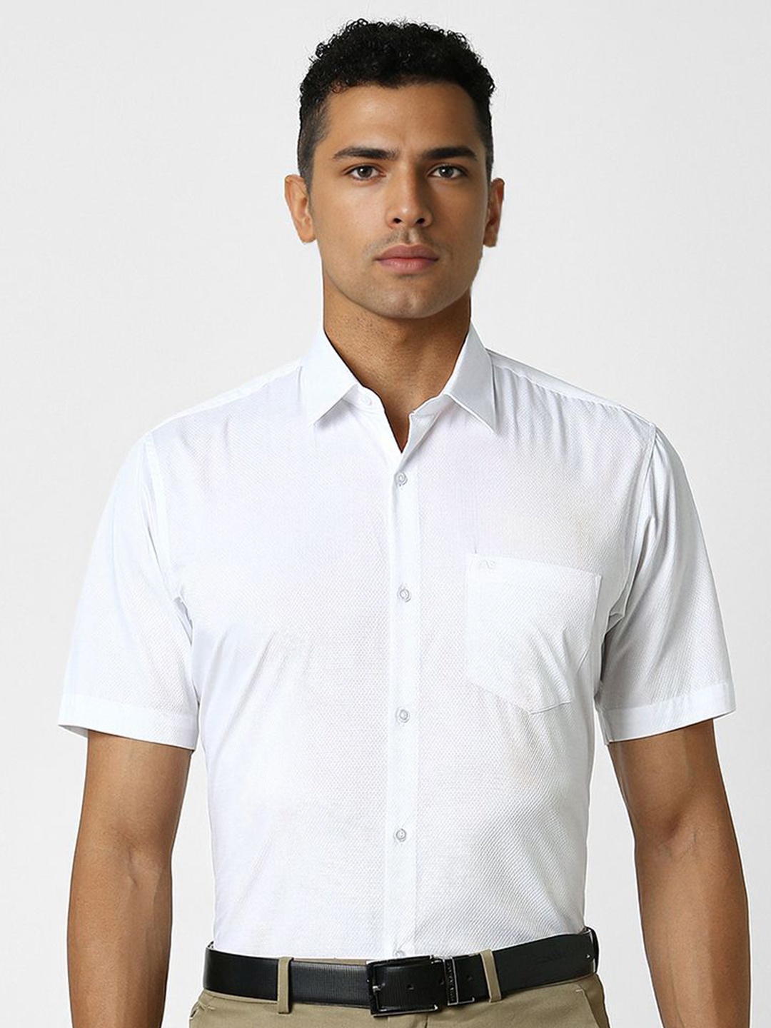

Peter England Men Opaque Formal Shirt, White