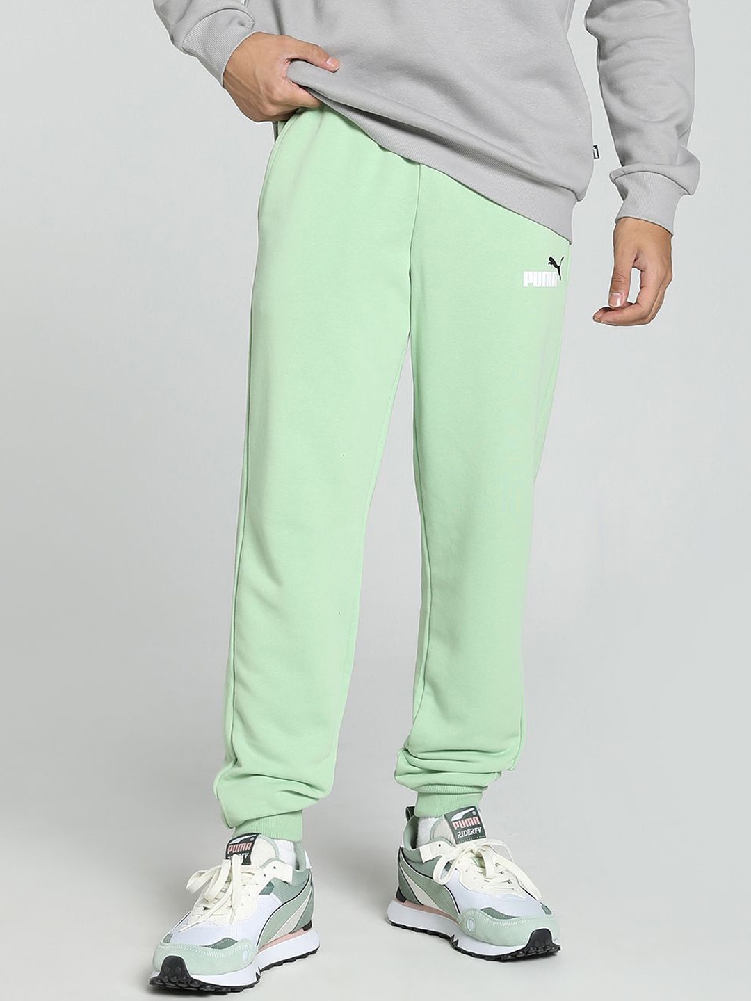 

Puma Men Cotton Slip-On Joggers, Green