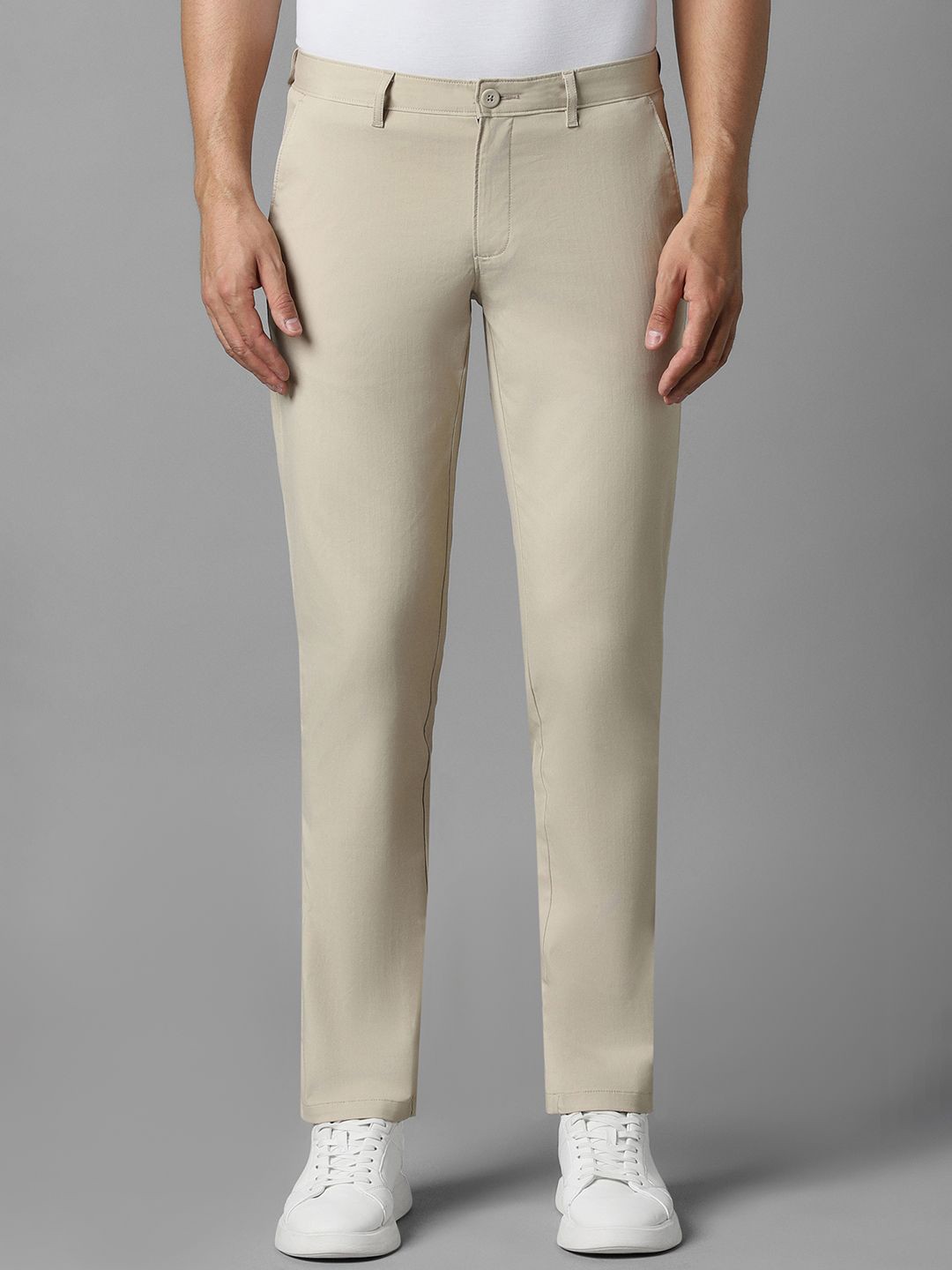 

Louis Philippe Sport Men Slim Fit Trousers, Beige