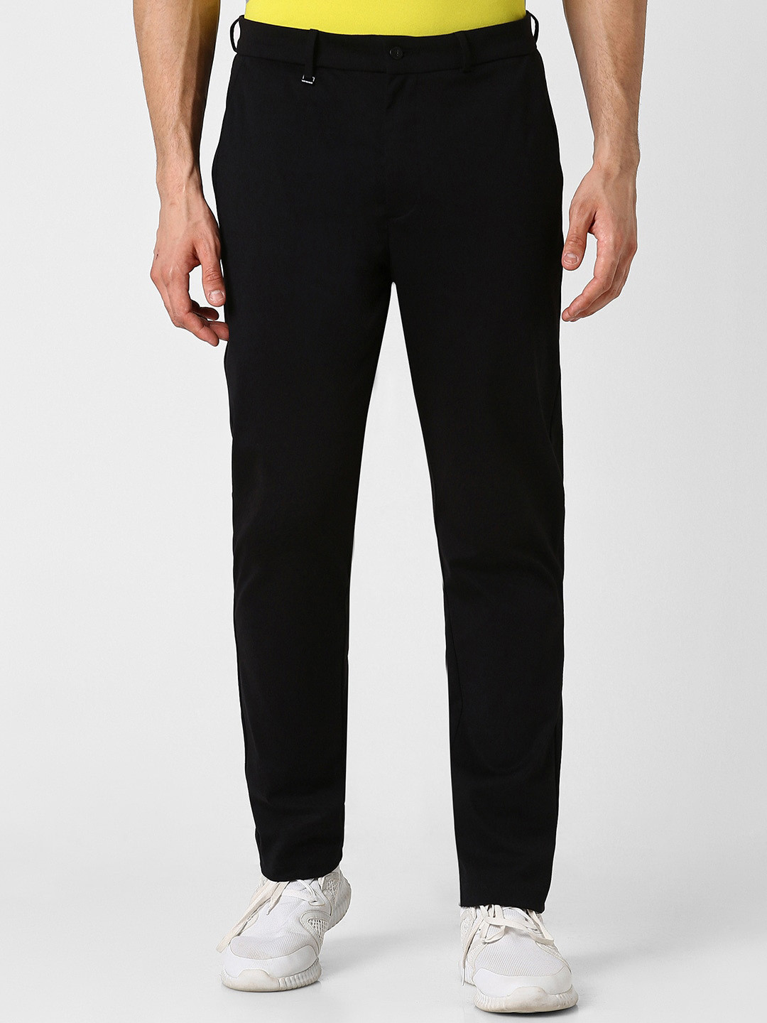 

Van Heusen Flex Men Slim Fit Trousers, Black