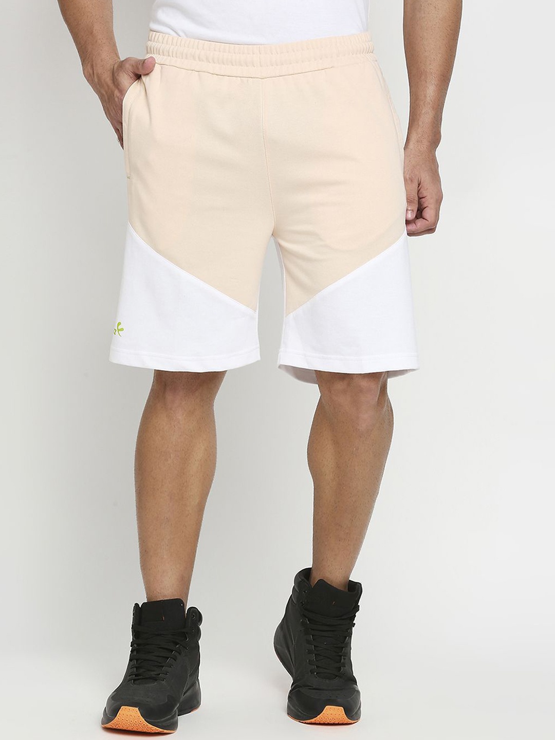 FiTZ Men Solid Outdoor Shorts, Pink