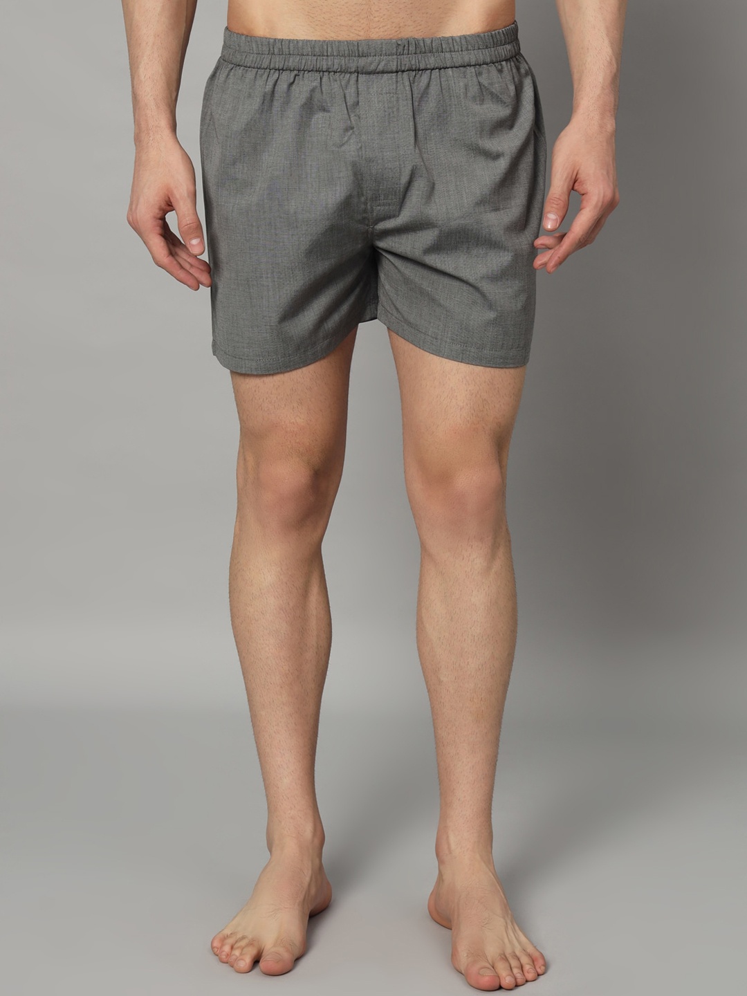 

OWO THE LABEL Woven Cotton Pure Comfortable Boxers OTL20_S, Black