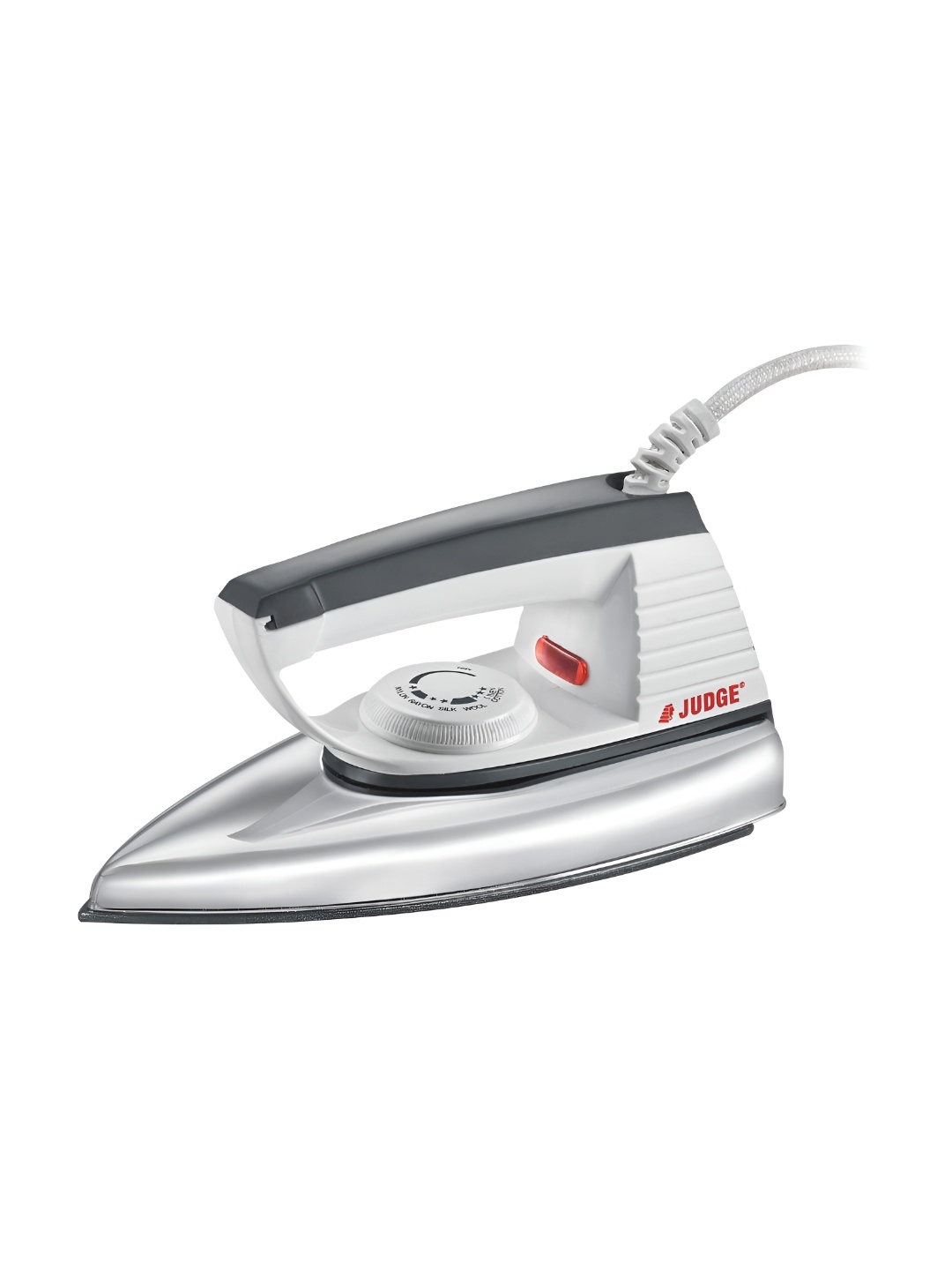 

JUDGE By Prestige Grey & Red Dry Iron 1000 Watts, Silver