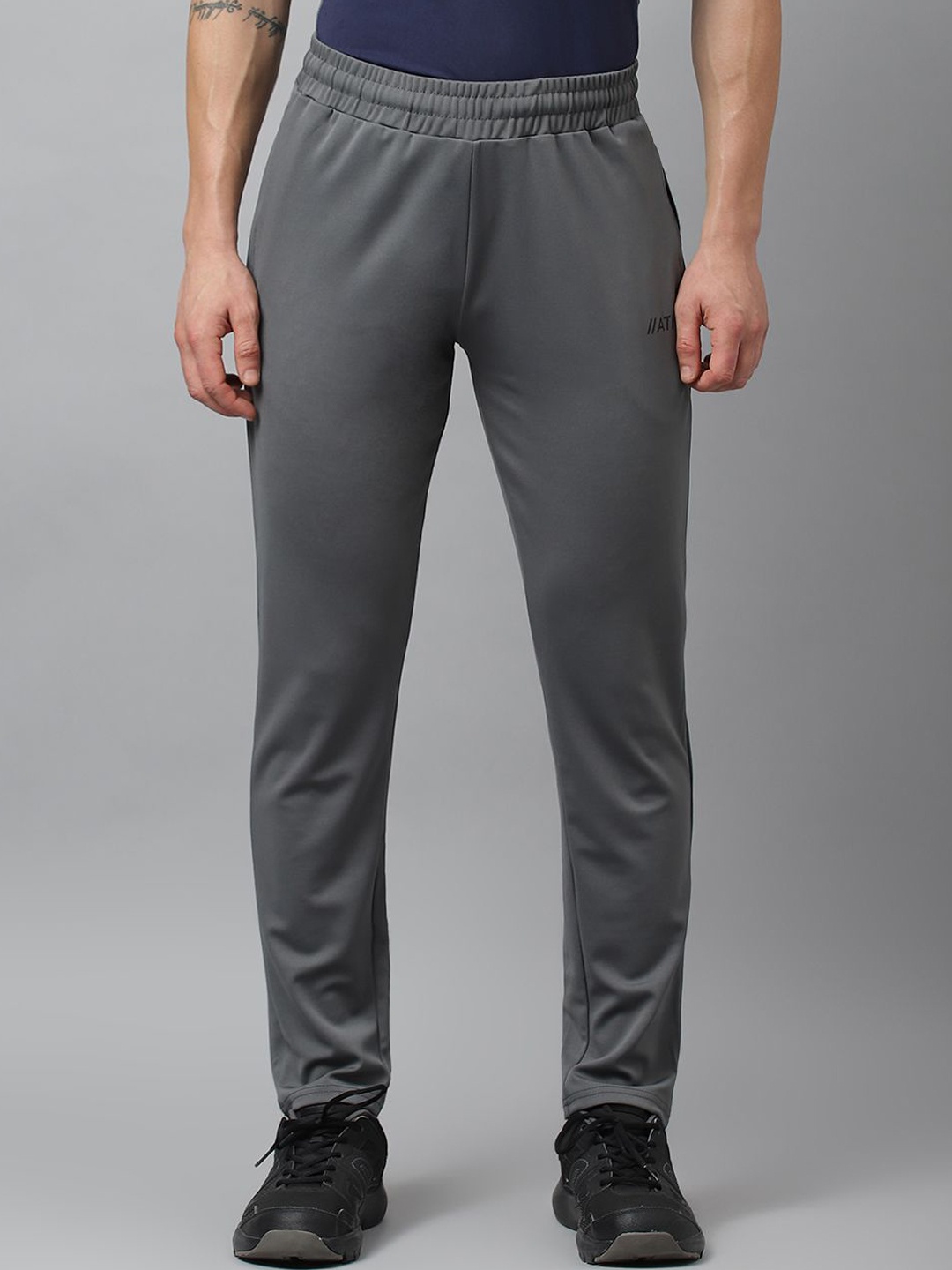 

ATICX Men Slim Fit Track Pants, Grey